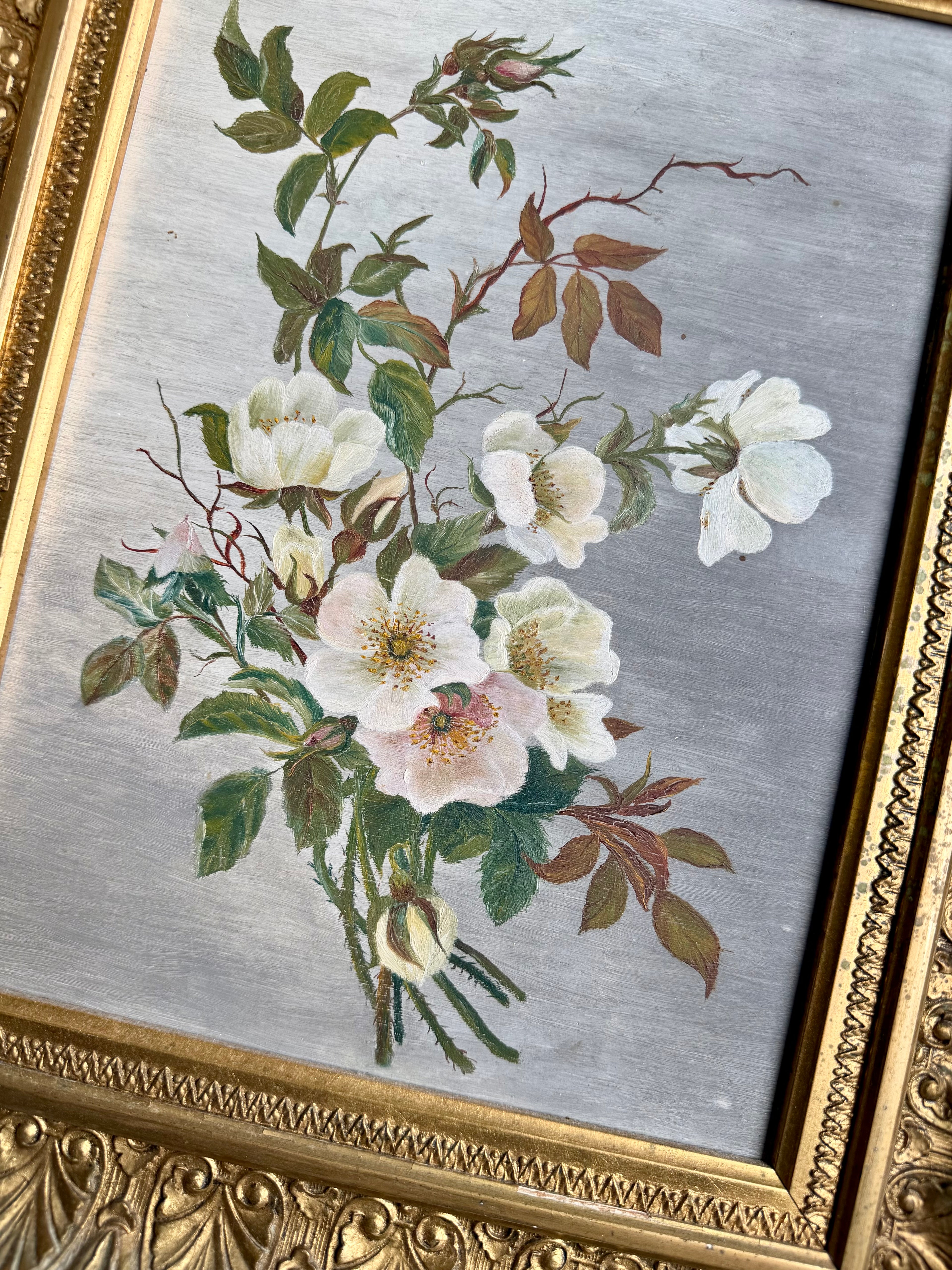 Antique Floral Painting