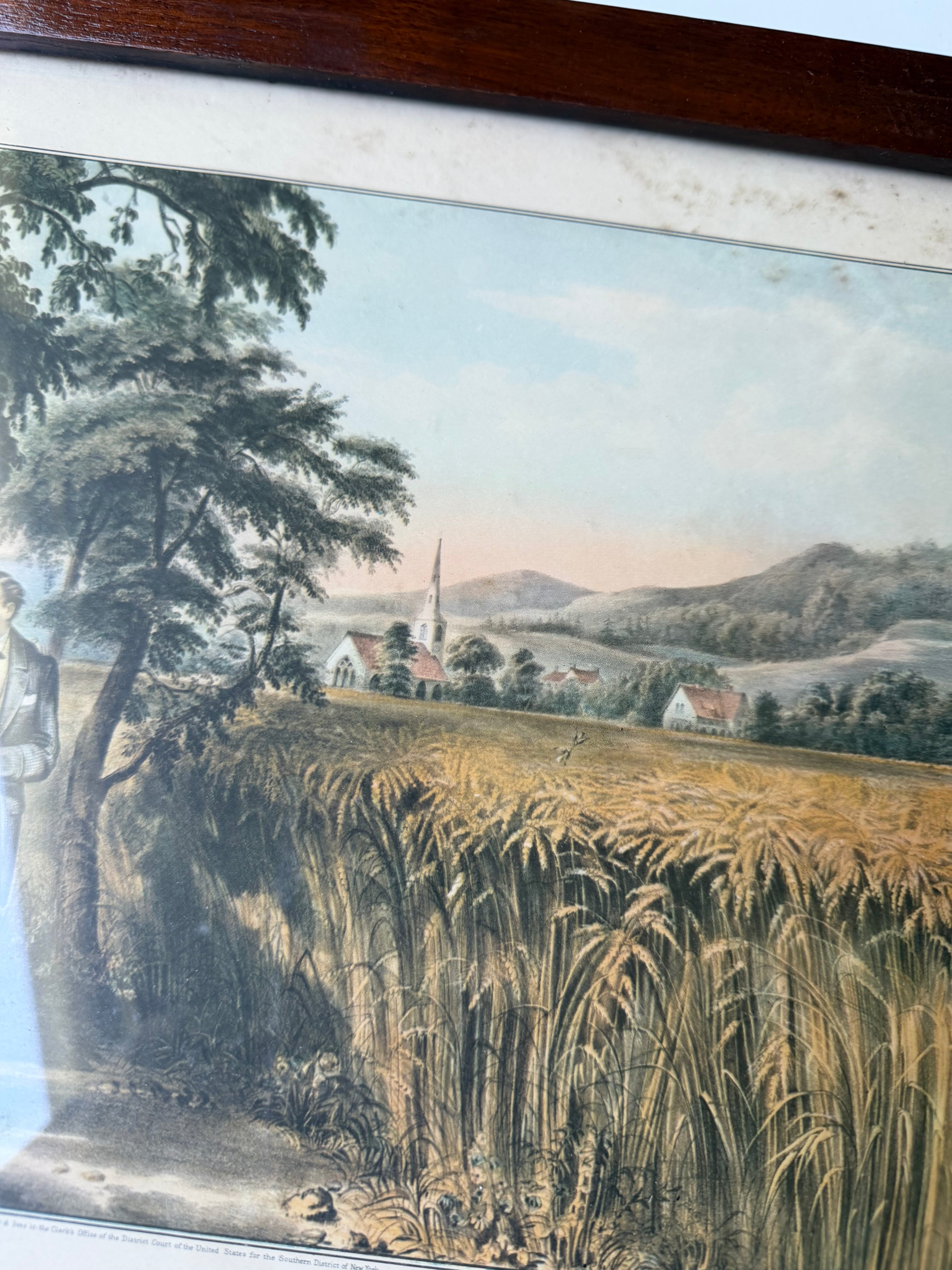 Currier and Ives Lithograph: The four Seasons of Life, Youth