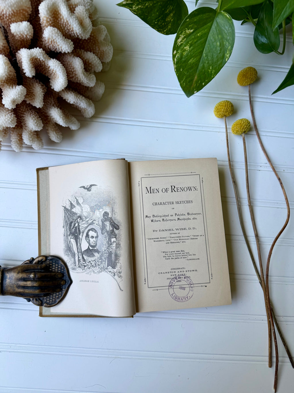Antique Book: Men of Renown