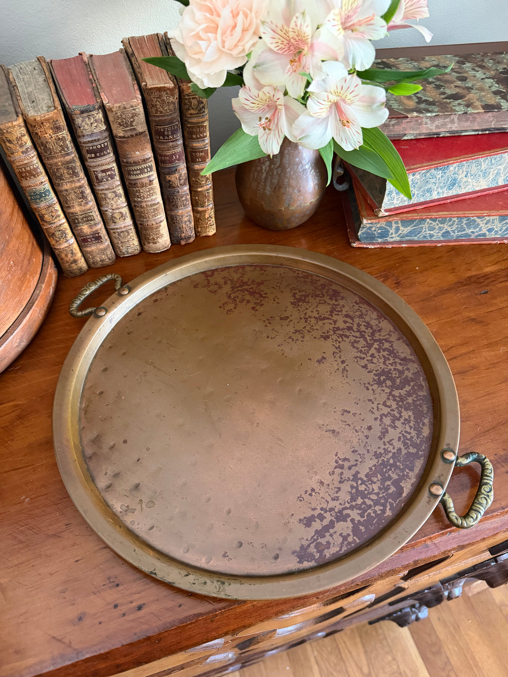 Hand Crafted Copper Serving Tray
