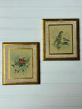 Bird Art on Wooden Florentine Plaques