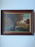 Antique Pastoral Painting