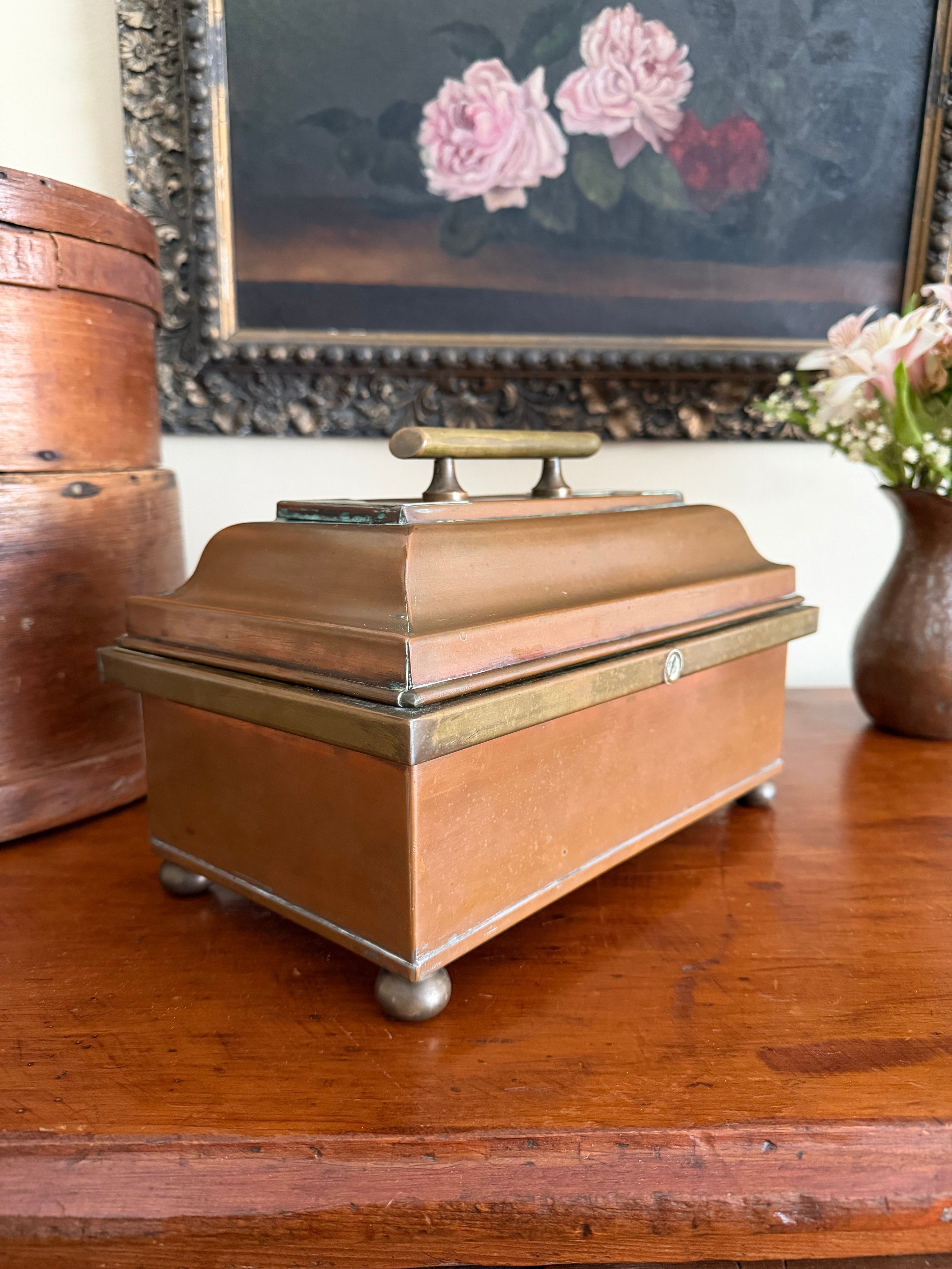 Antique Copper and Brass Box