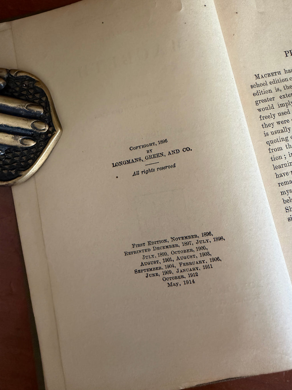 Antique Book: Macbeth