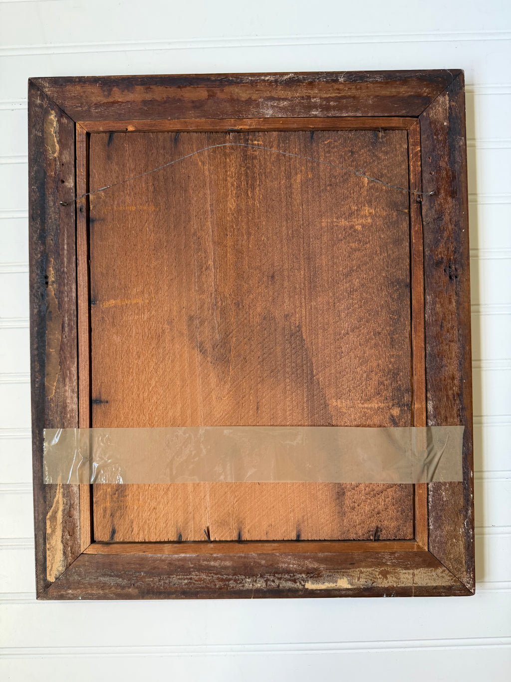 Floral Art in Antique Wood Frames