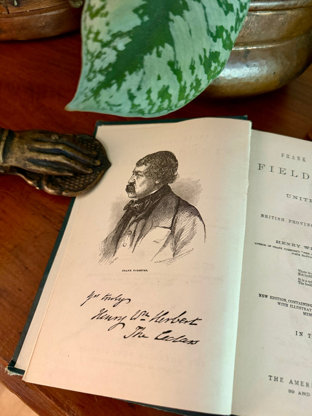 Antique Book: Frank Forest’s Field Sports (1873) Vol 1