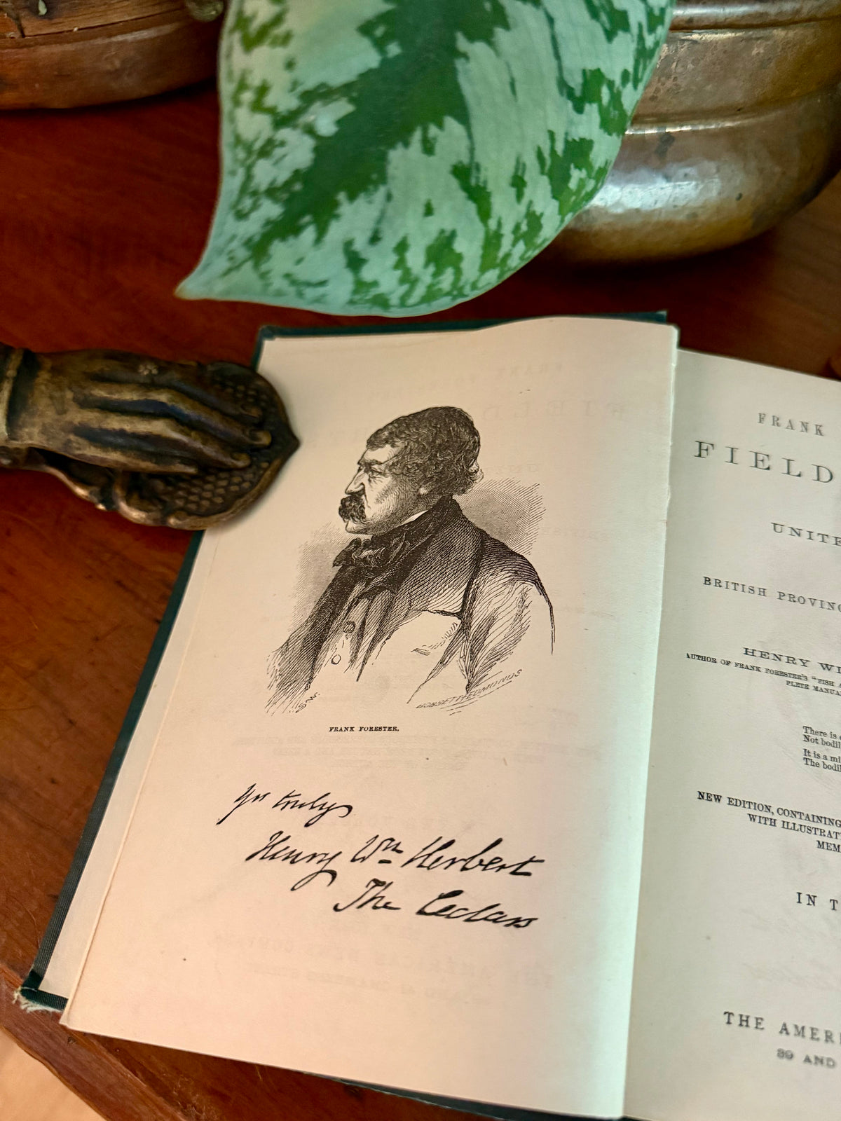 Antique Book: Frank Forest’s Field Sports (1873) Vol 1