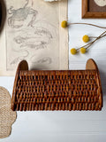Vintage Wicker and Bamboo Basket