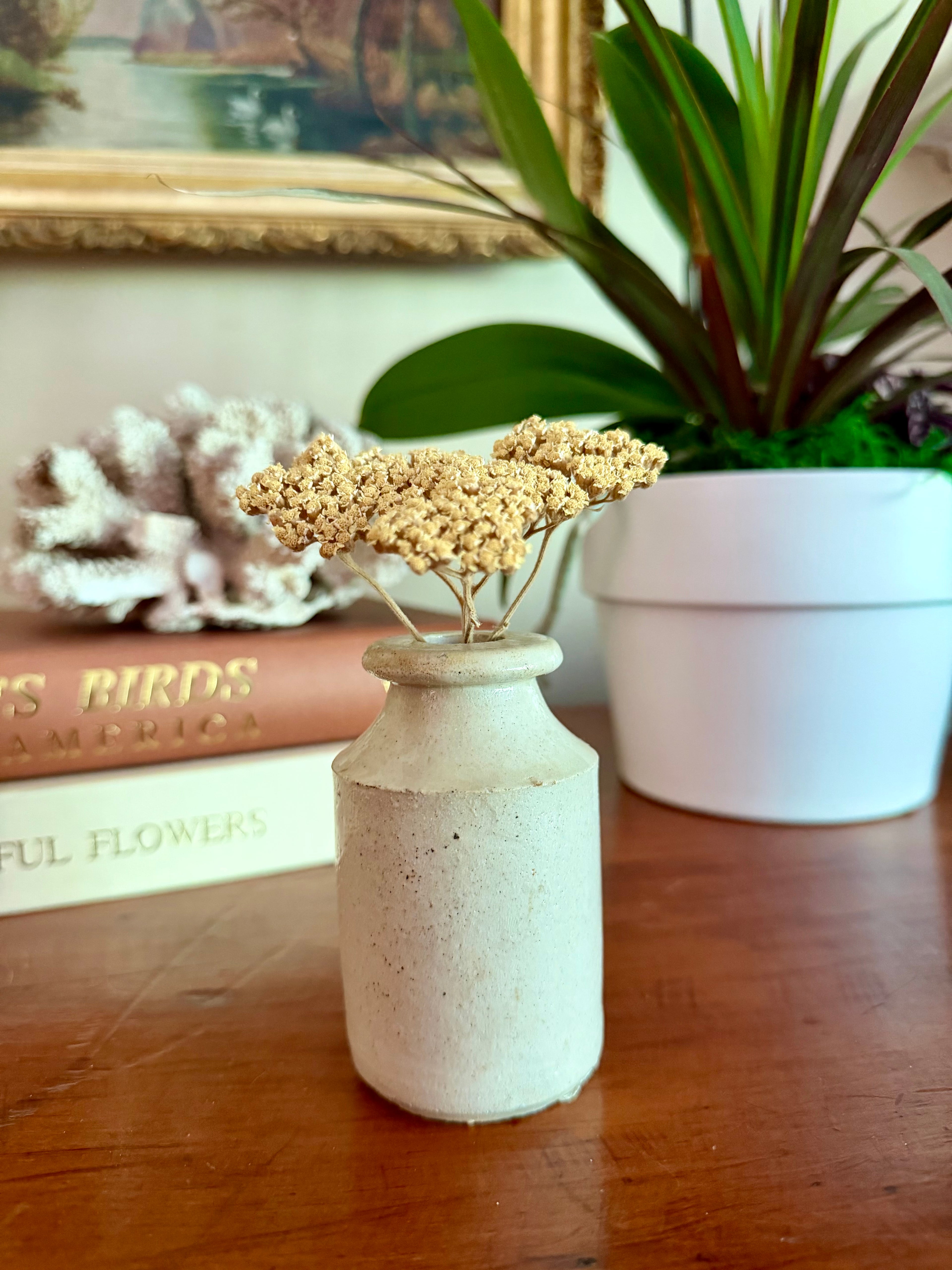 Stoneware Bud Vase