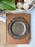 Vintage Hammered Metal Tray or Dish