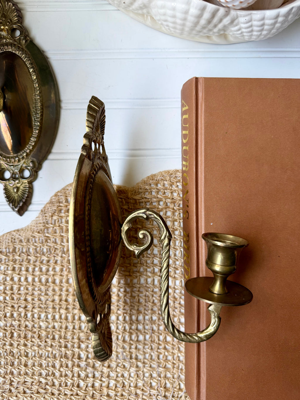 Brass Candle Sconces
