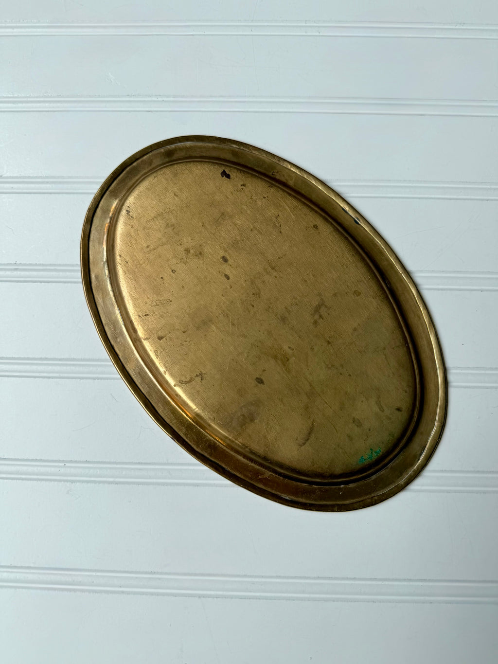 Small Brass Oval Tray