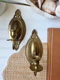 Brass Candle Sconces