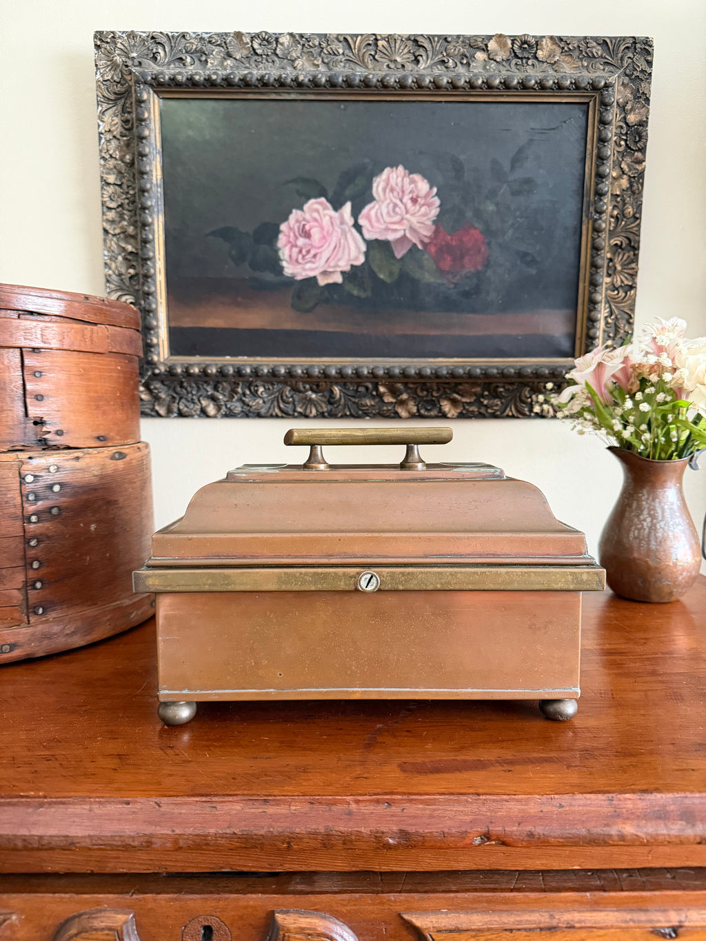 Antique Copper and Brass Box