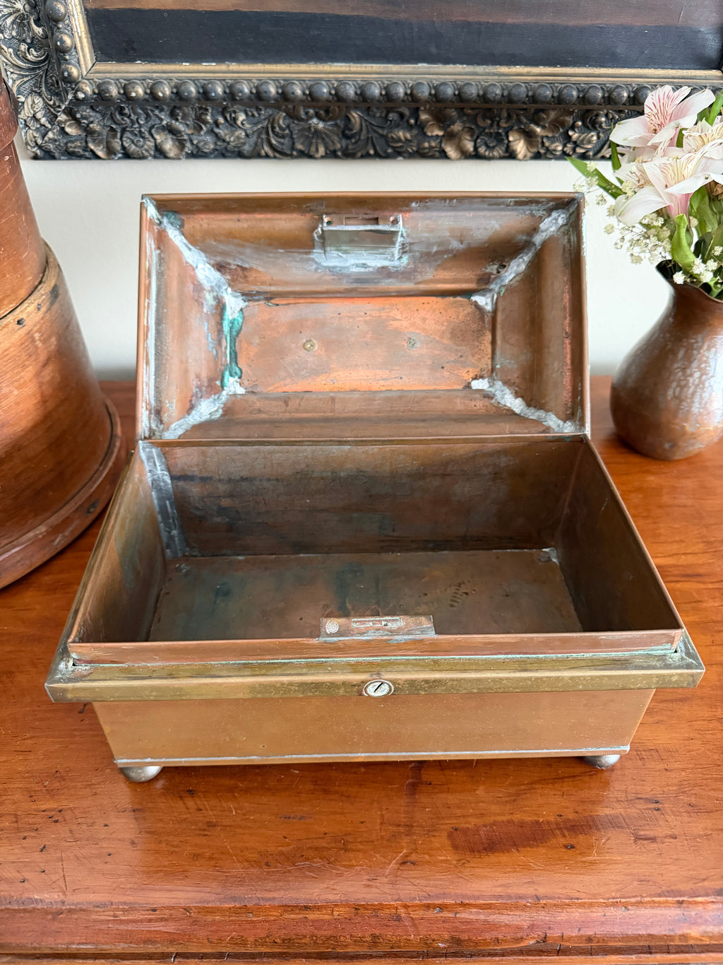 Antique Copper and Brass Box