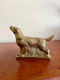 Solid Brass Dog