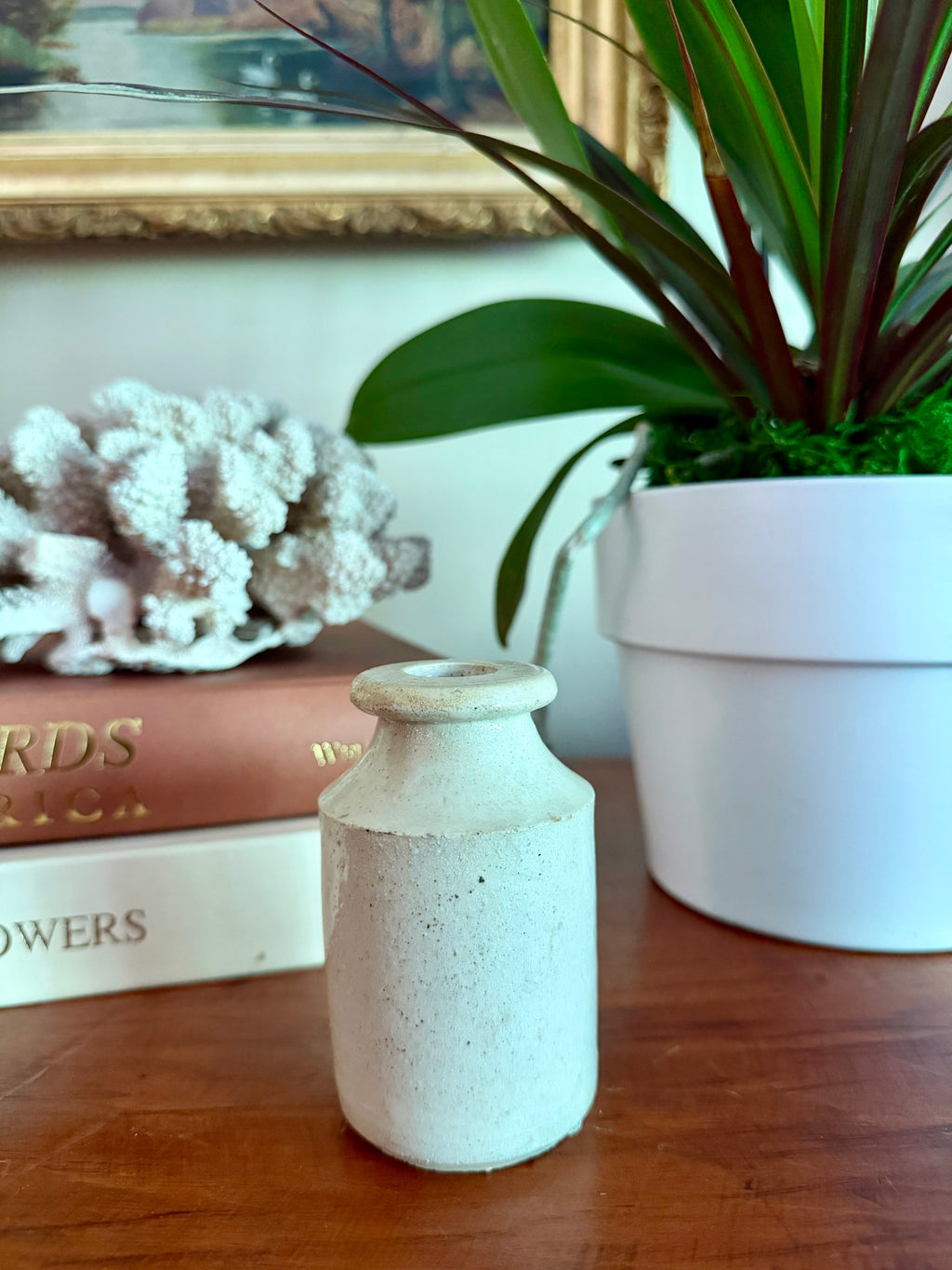 Stoneware Bud Vase
