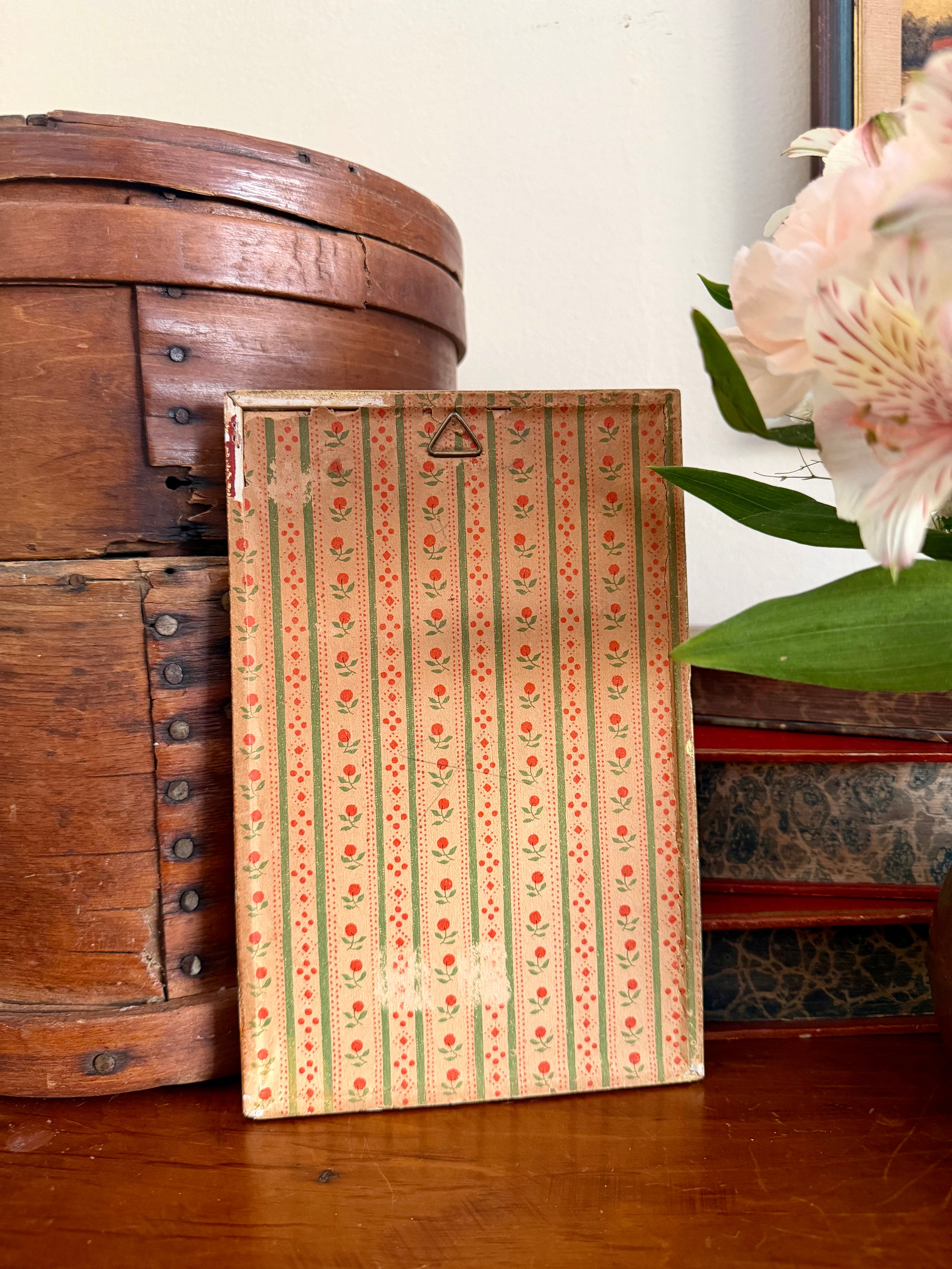 Antique Hand-Colored Fashion Engraving