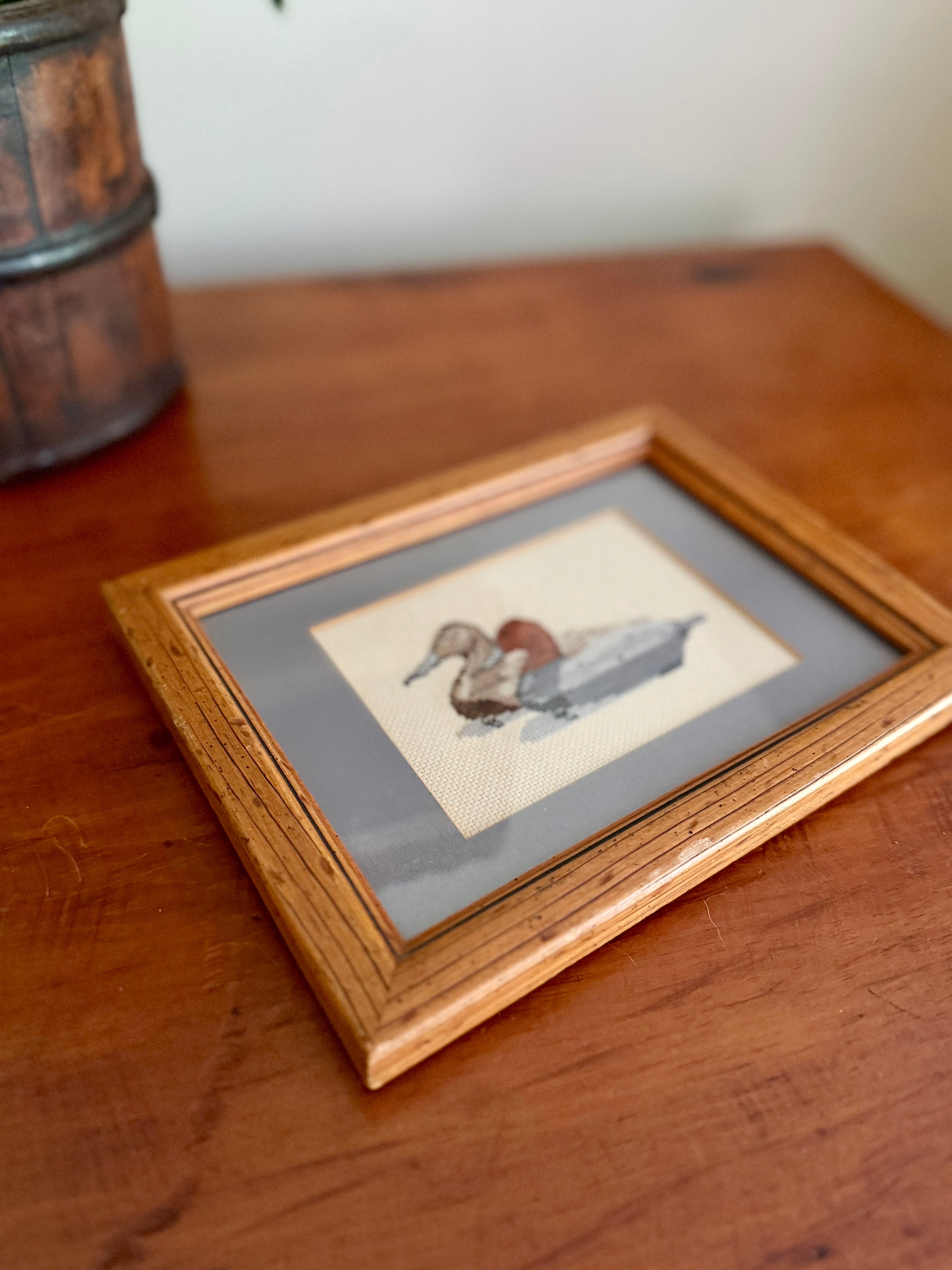 Vintage Duck Cross-stitch