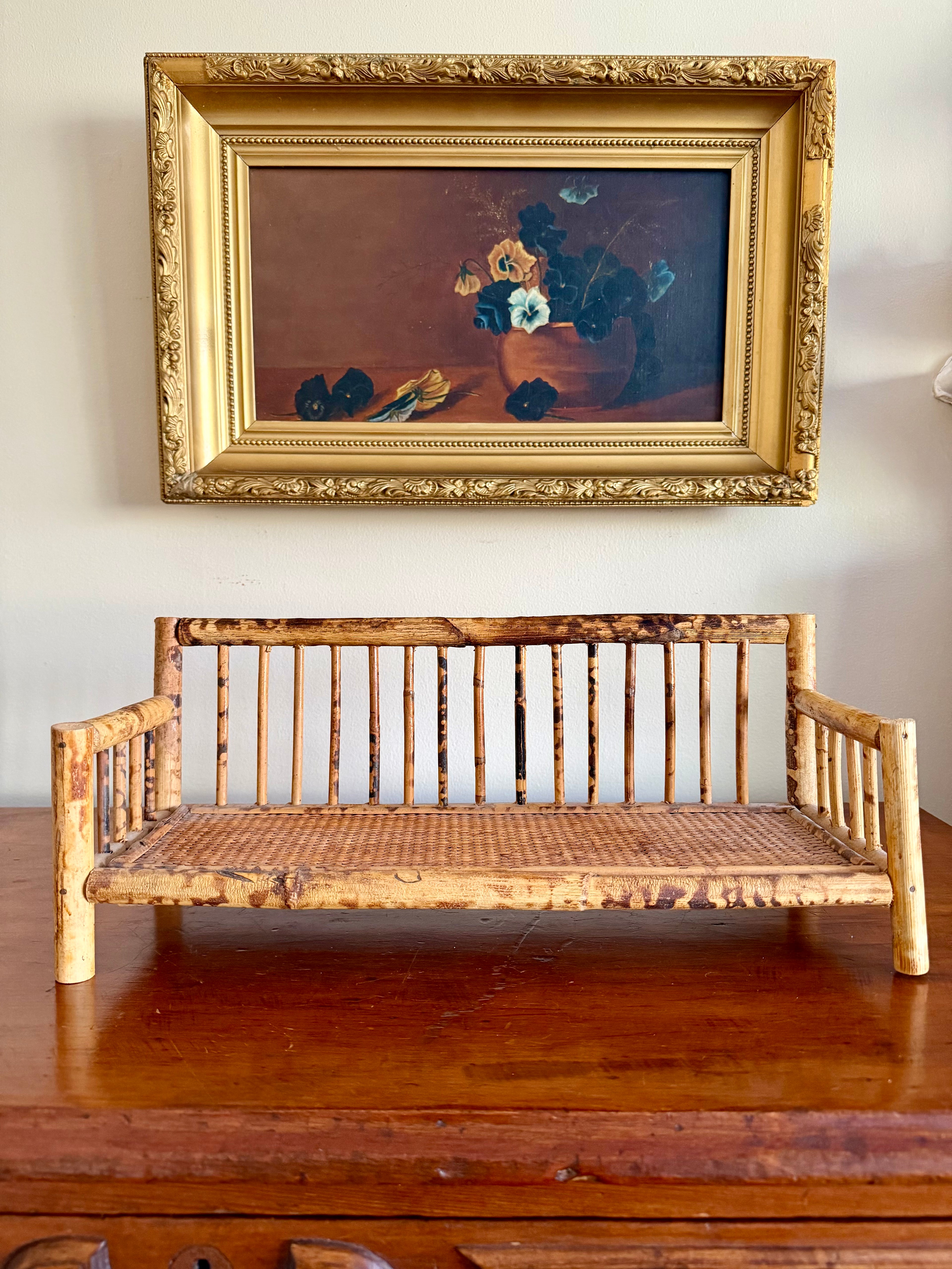 Small Bamboo Bench