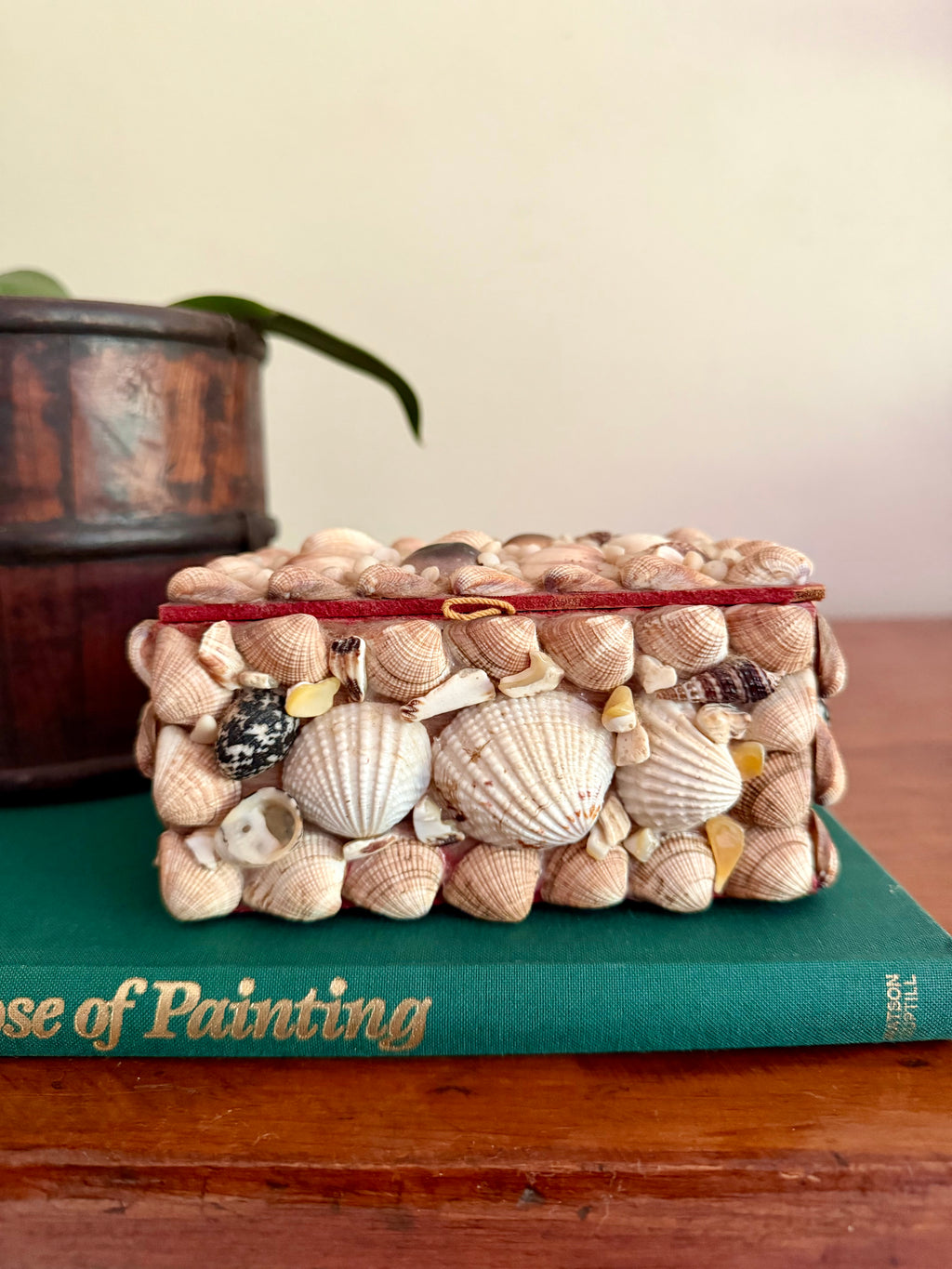 Small Vintage Shell Box