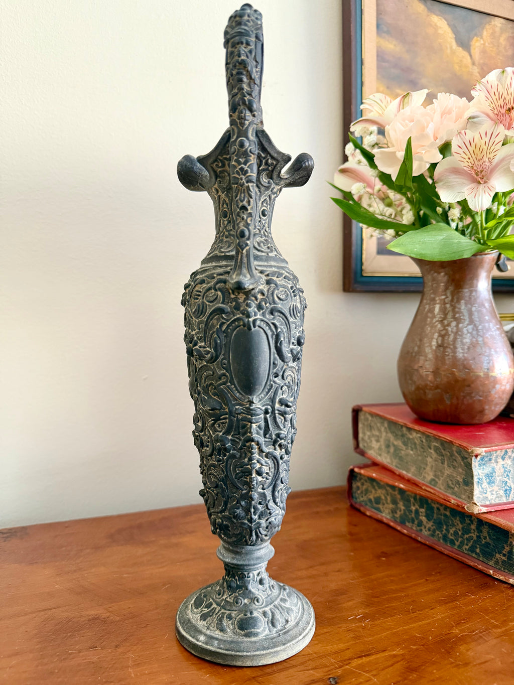 Ornate Antique-Style Metal Ewer