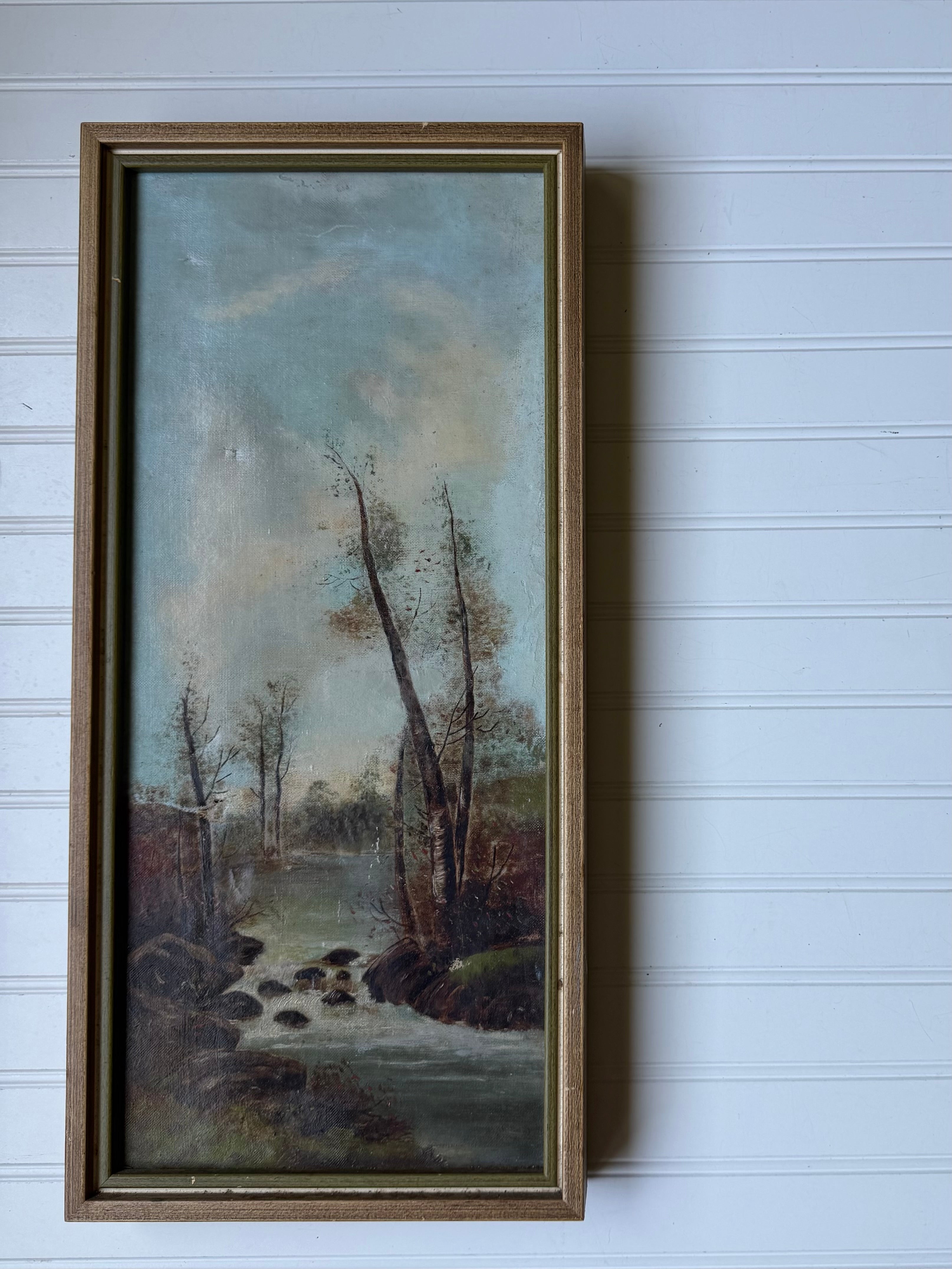 Antique Vertical Painting