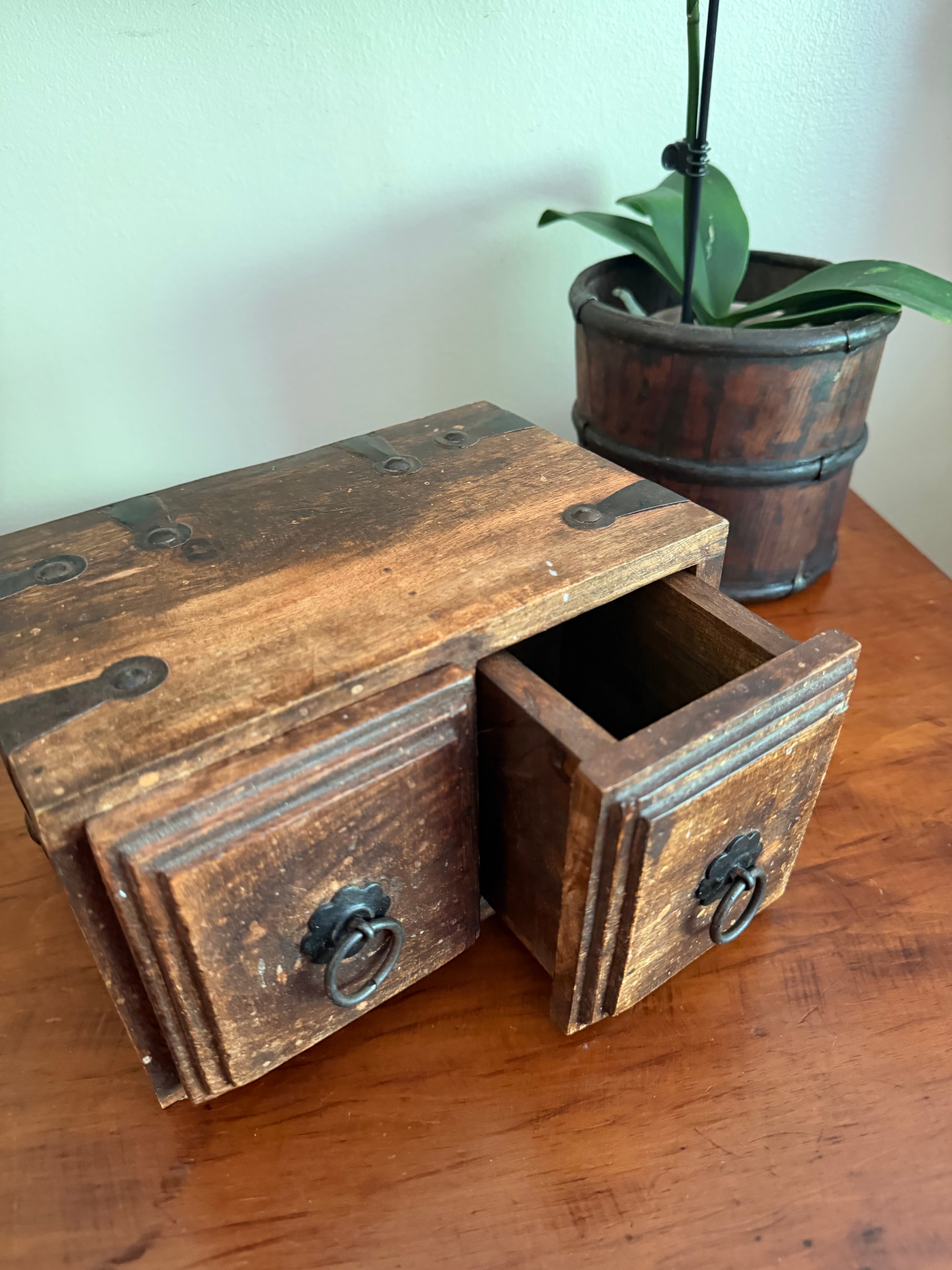 Japanese Wooden Storage Box