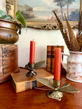 Brass Butterfly Candle Holders