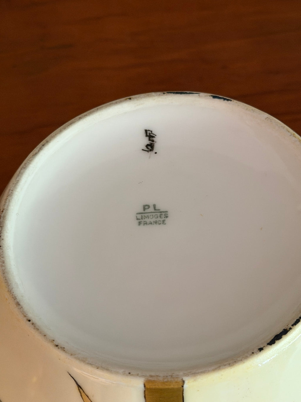 Hand-Painted Limoges Porcelain Lidded Sugar Bowl / Bonbonnière with Parrot Motif