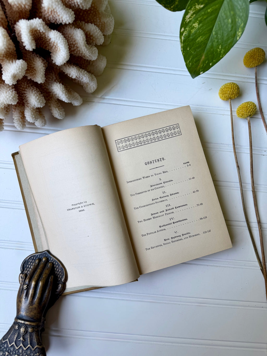 Antique Book: Men of Renown