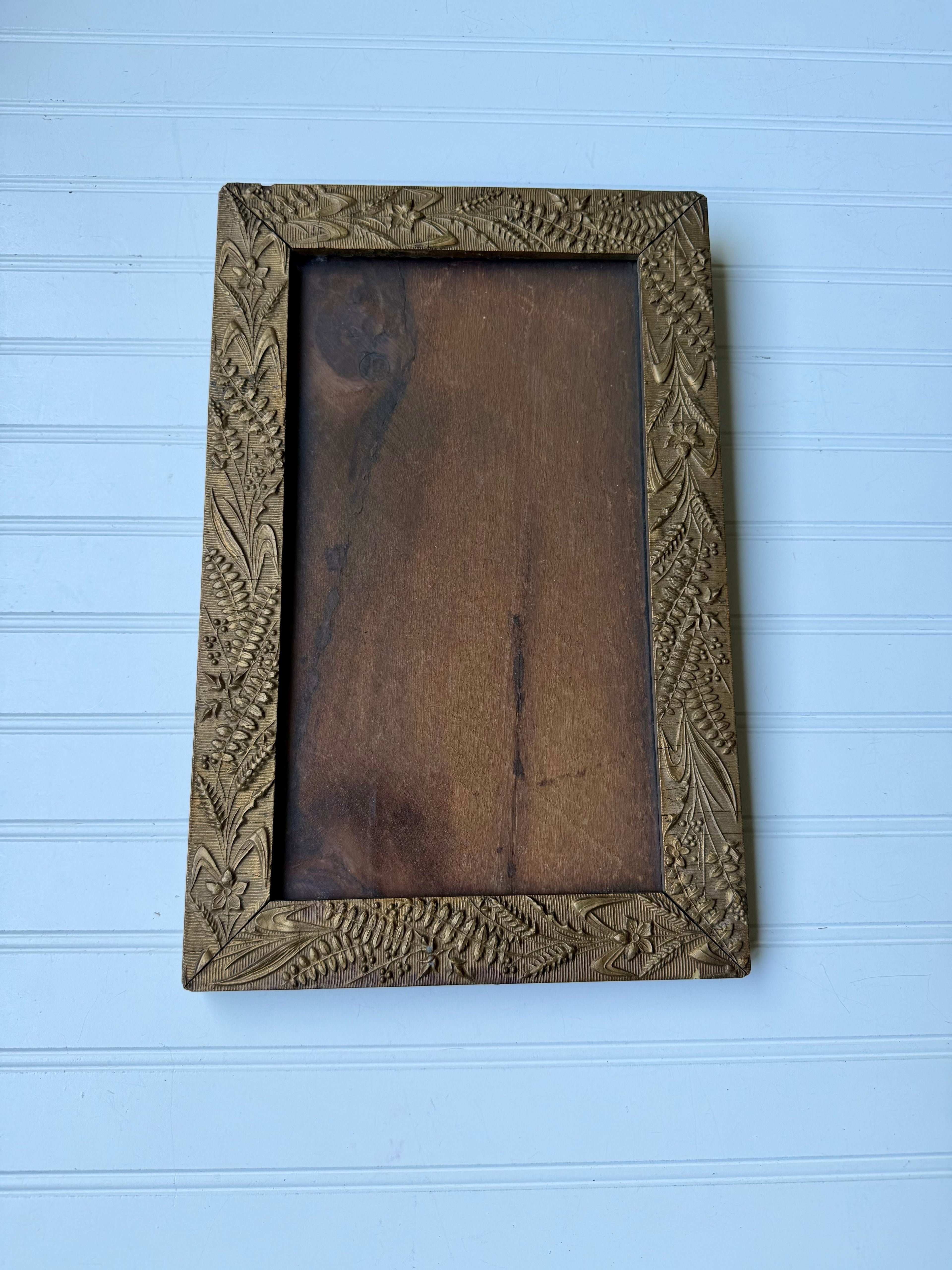 Antique Gilt Gesso Wood Frame