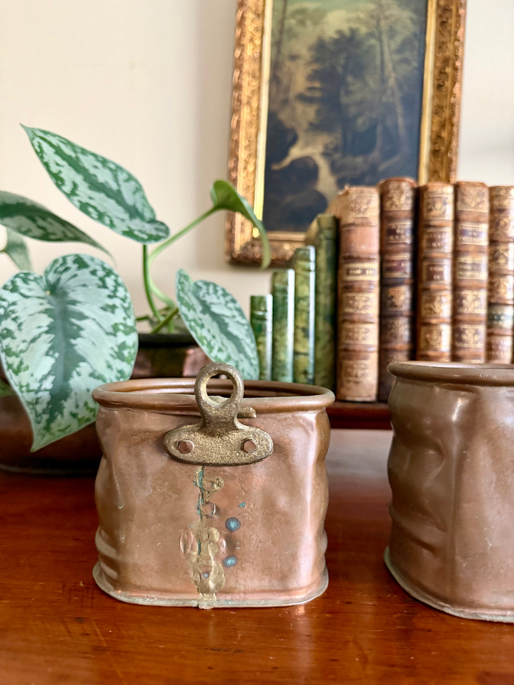 Set of 3 Nest Copper Wall Pockets