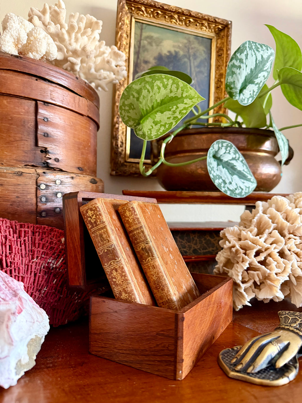 Small Wooden Handcrafted Keepsake Box