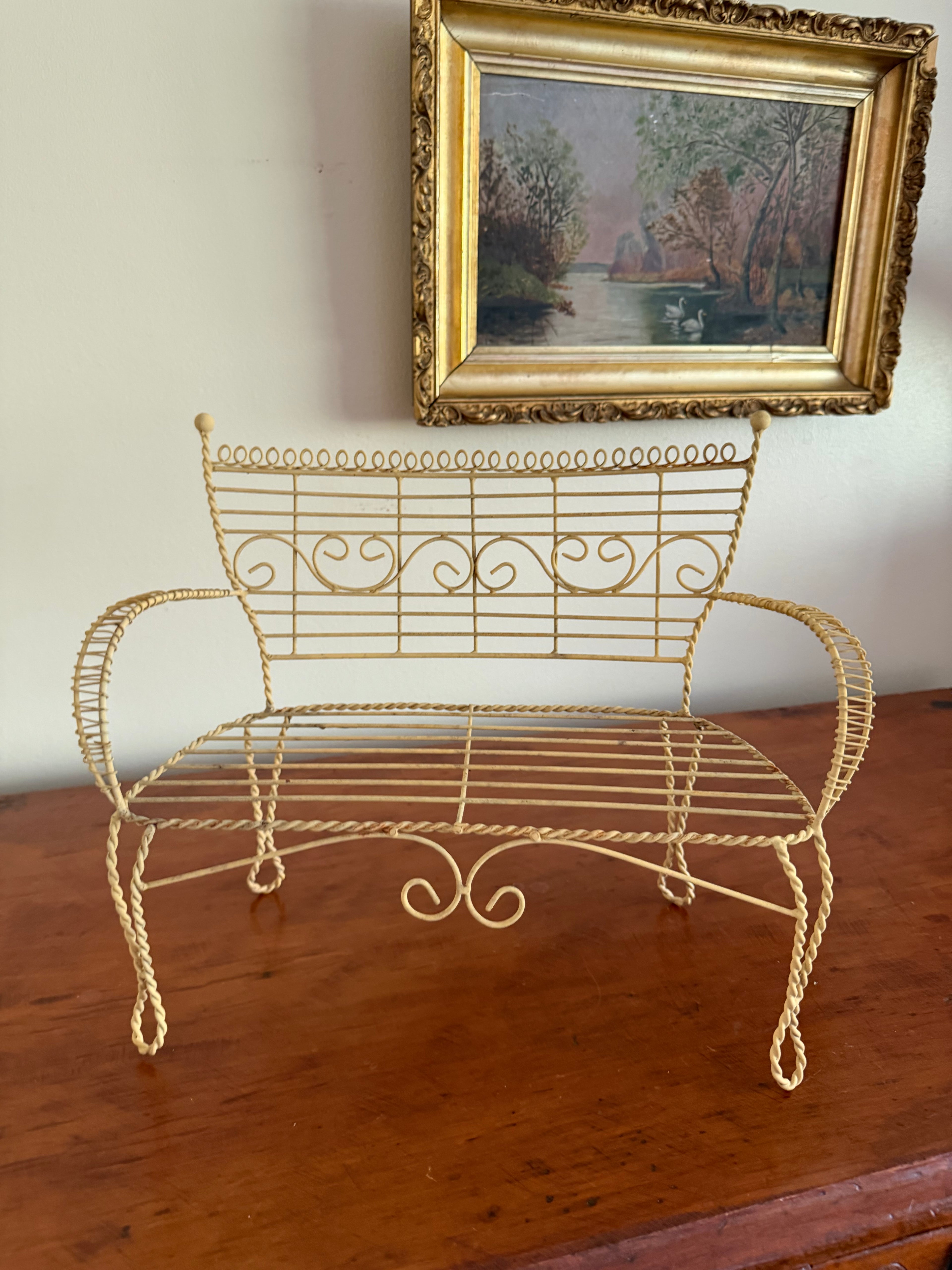 Mini Victorian Style Bench
