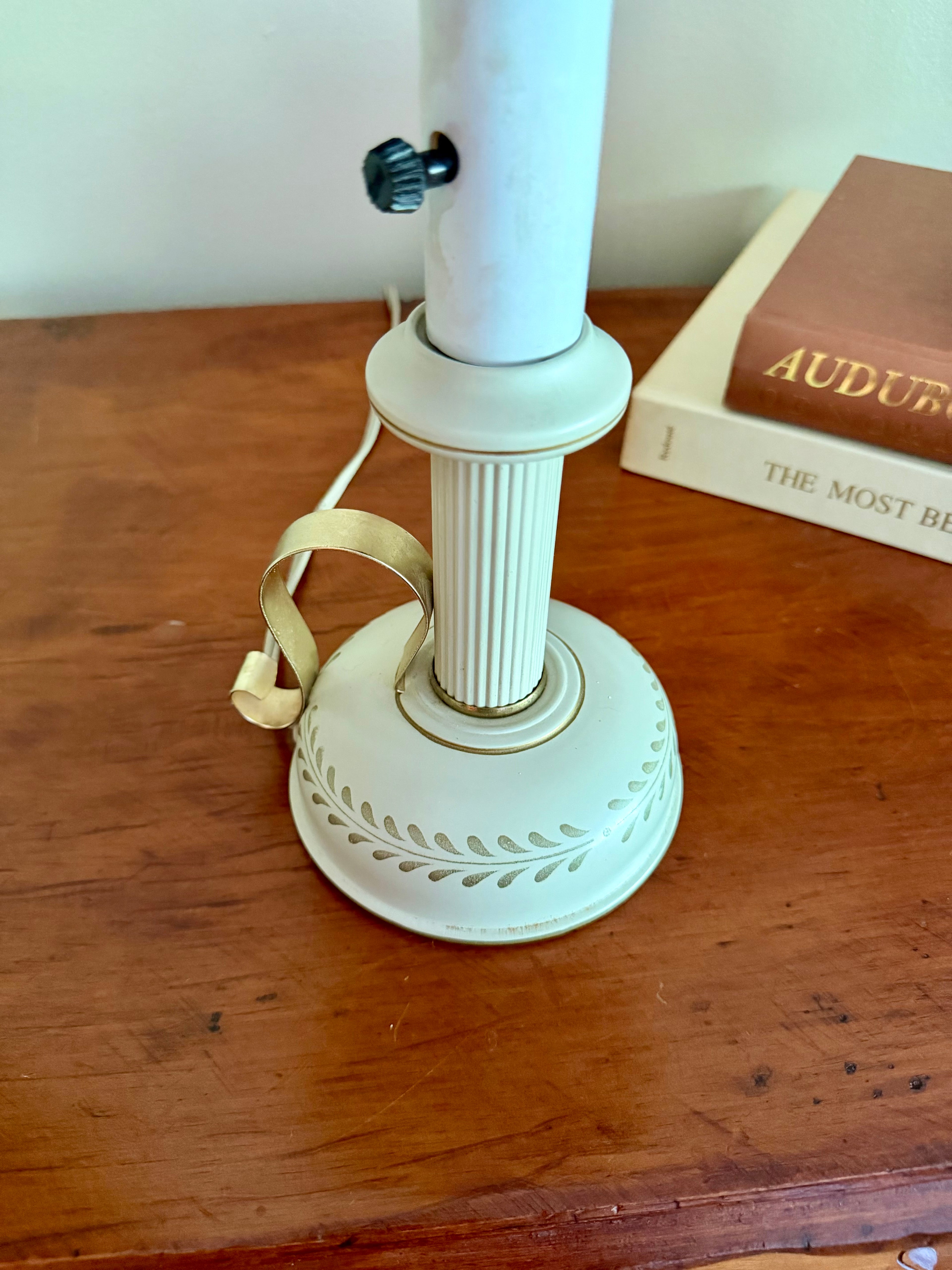 Small Toleware Lamp