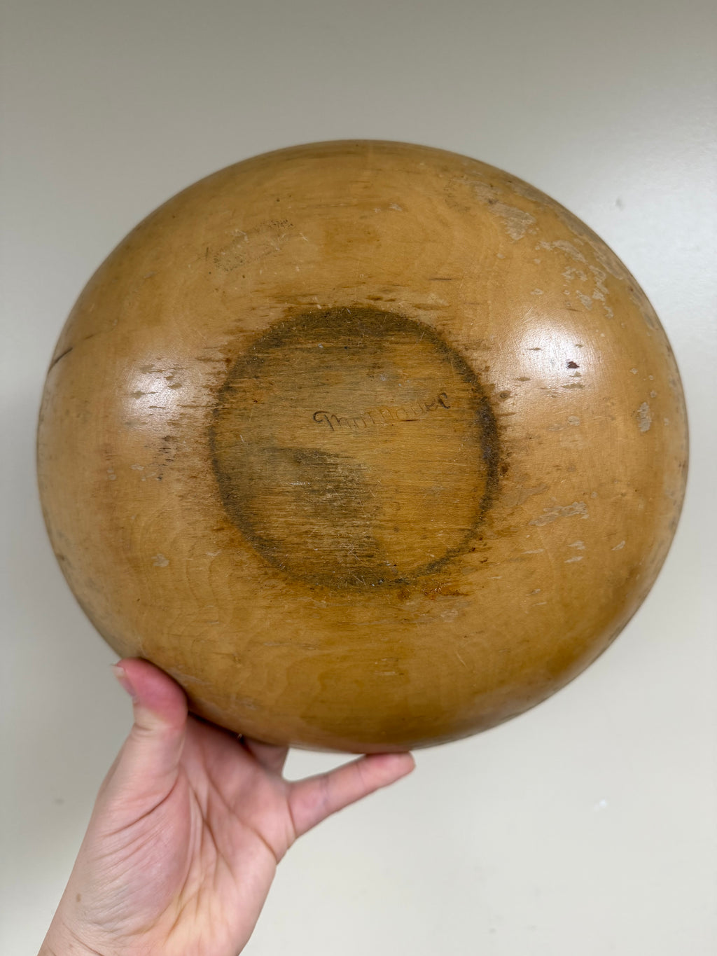 Signed Wooden Bowl
