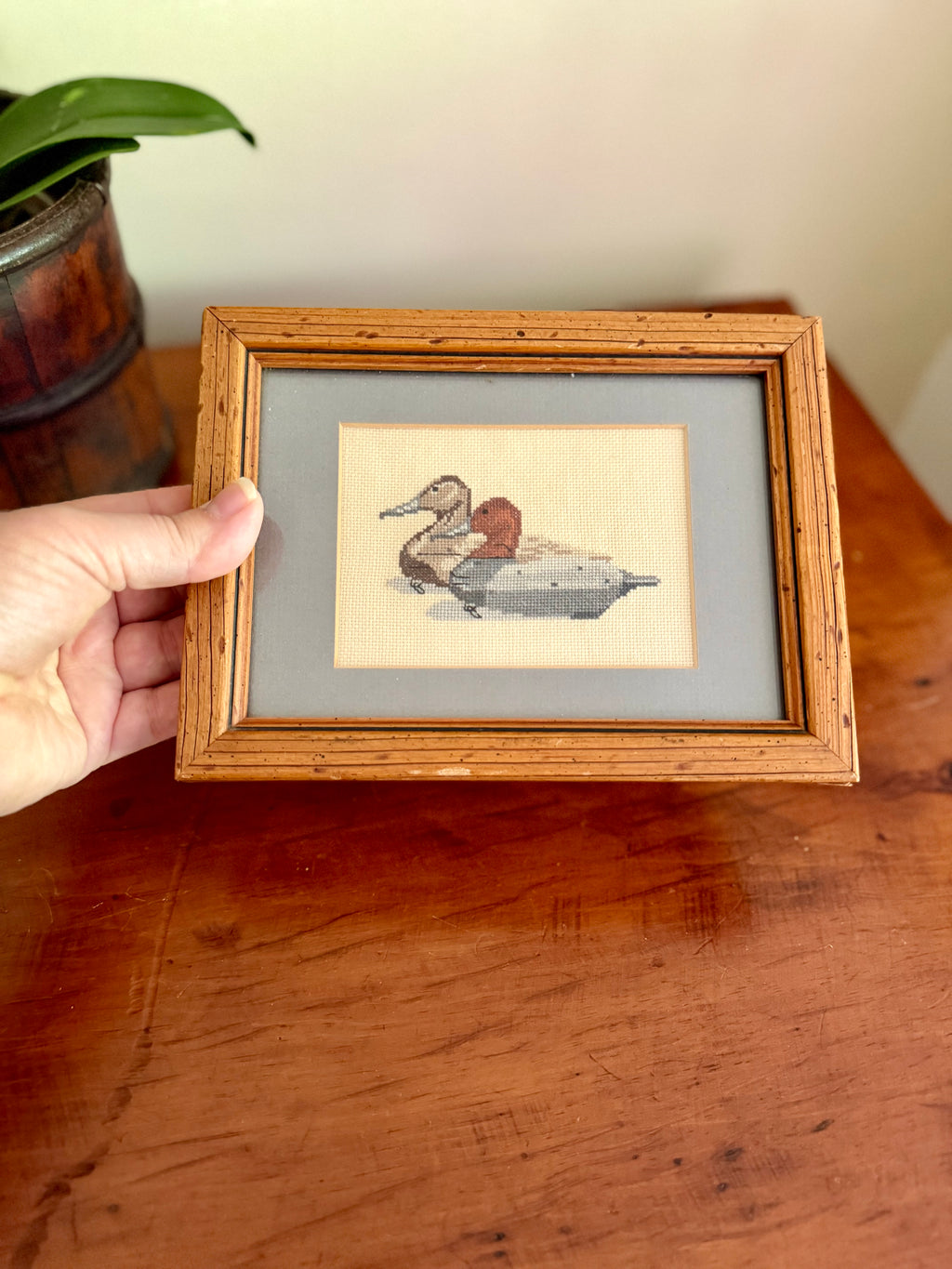 Vintage Duck Cross-stitch