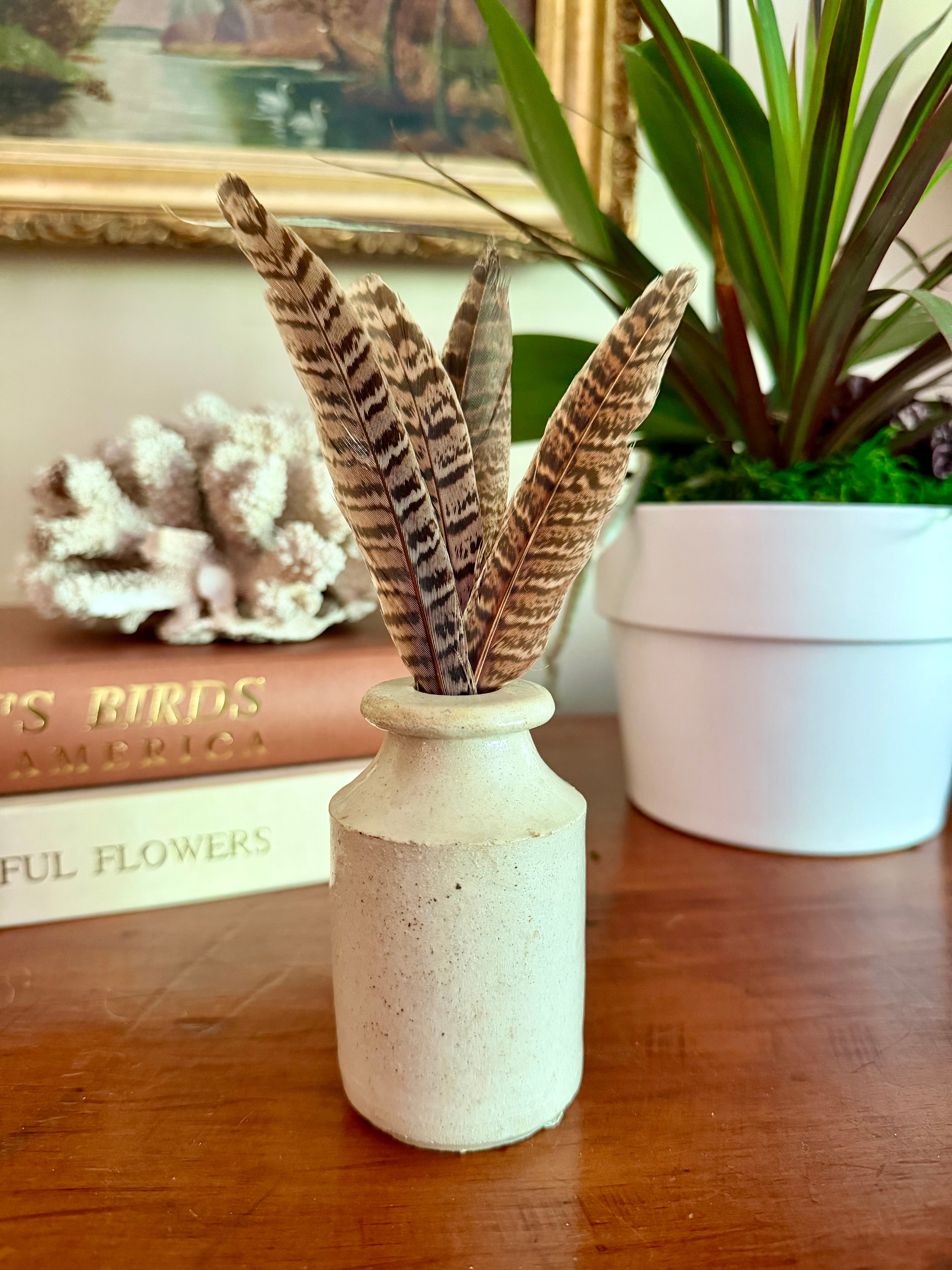 Stoneware Bud Vase