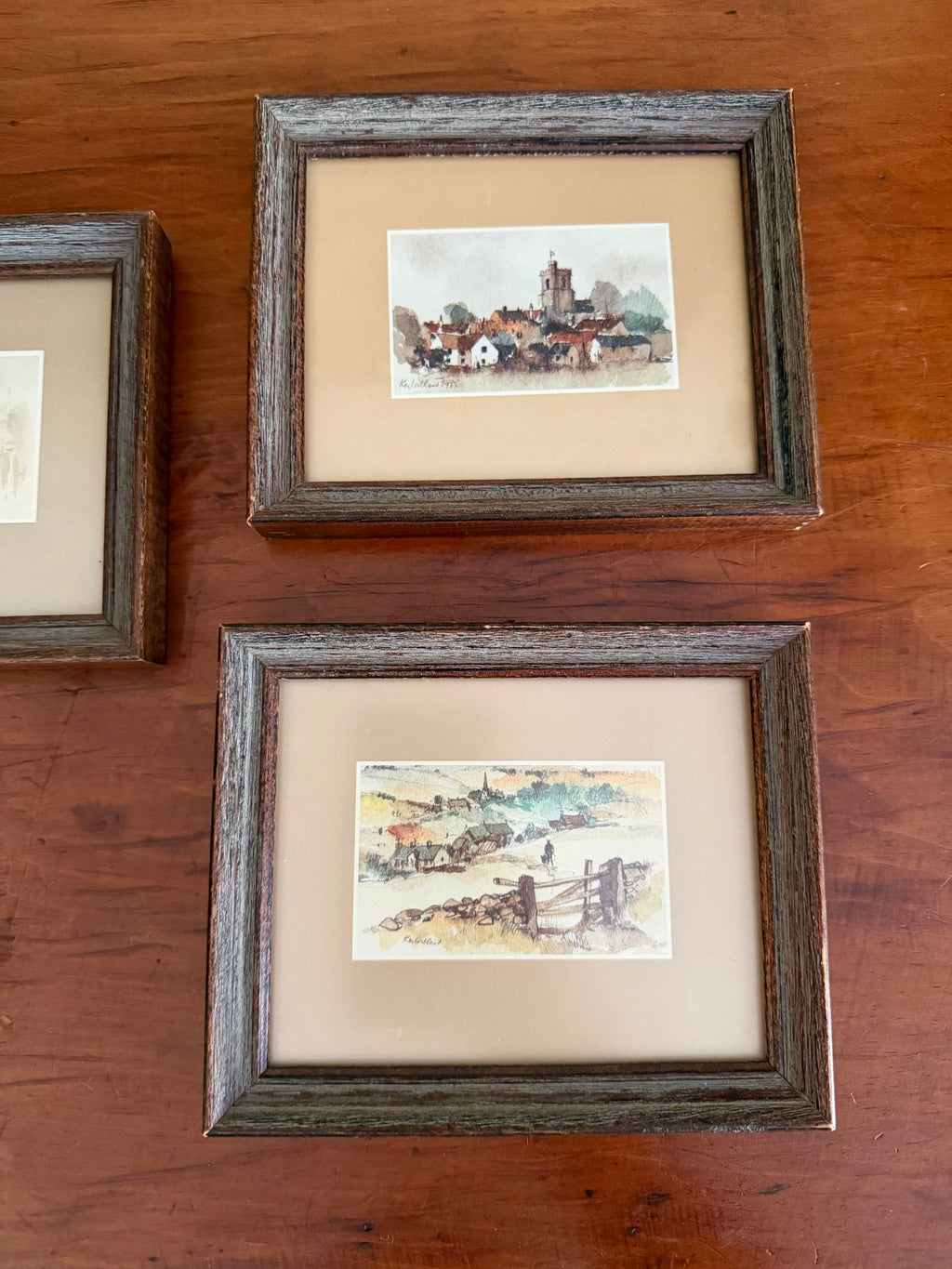 Set of 3 Vintage Landscape Prints from Ken Lochhead