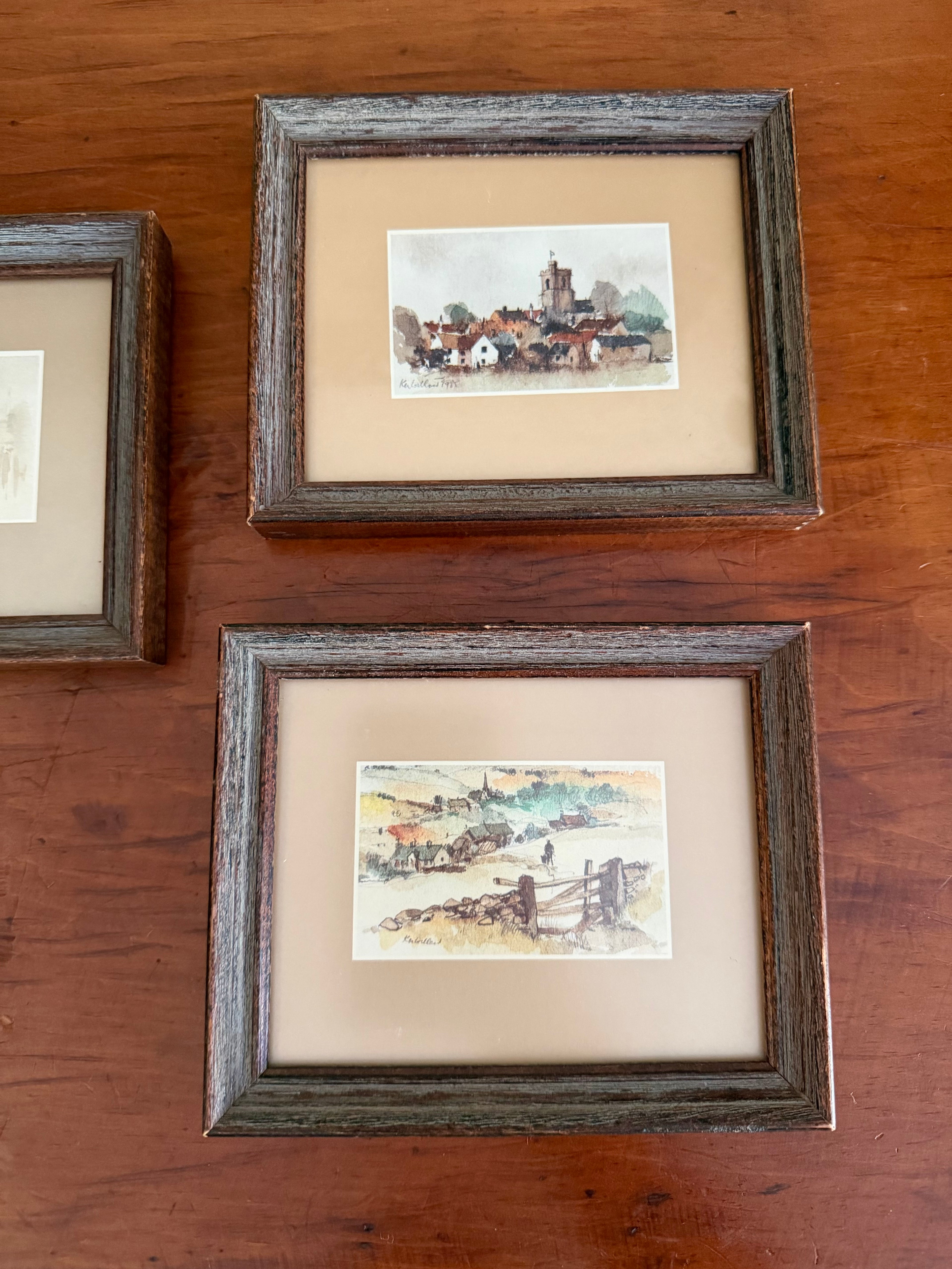 Set of 3 Vintage Landscape Prints from Ken Lochhead