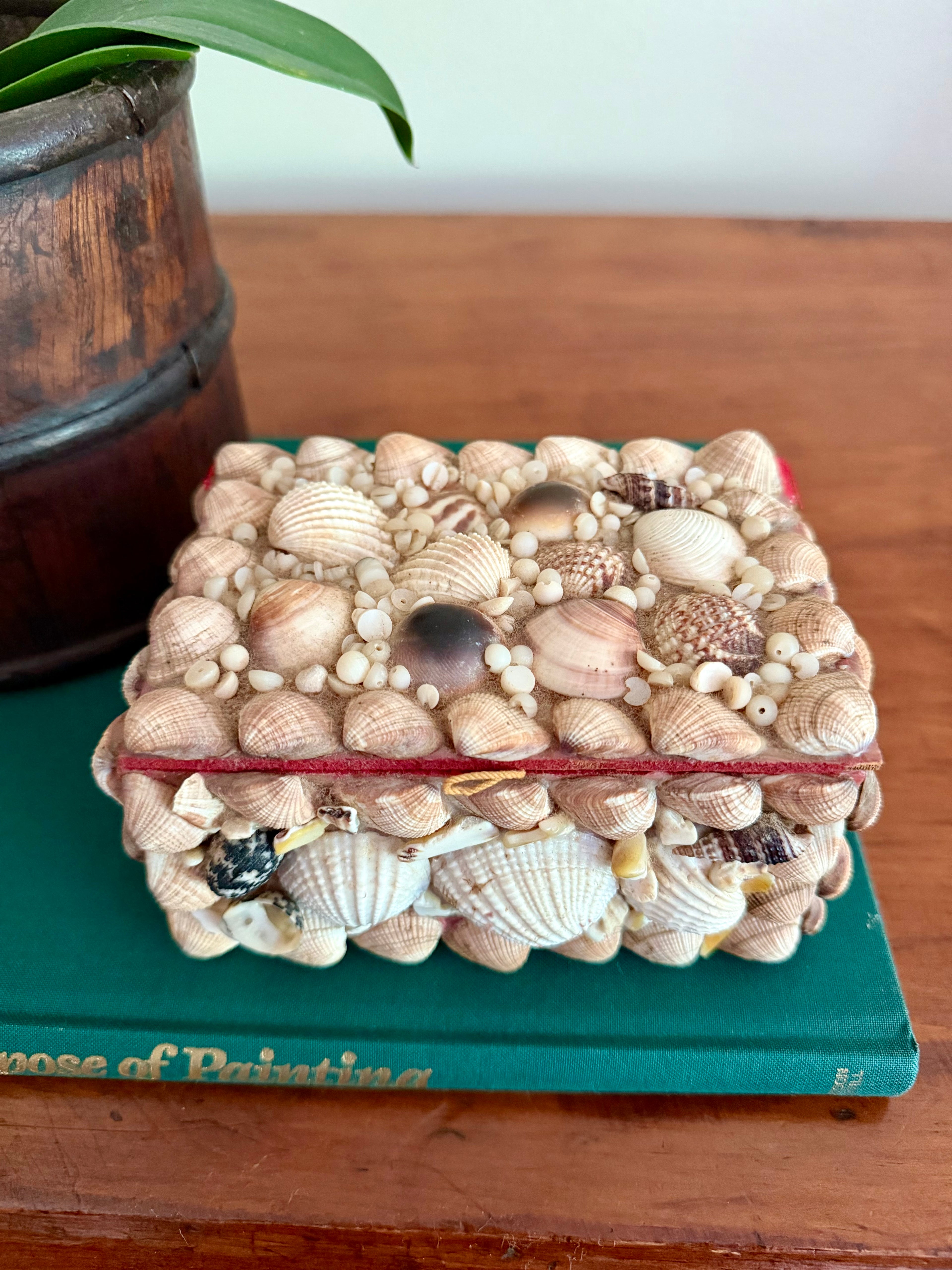 Small Vintage Shell Box