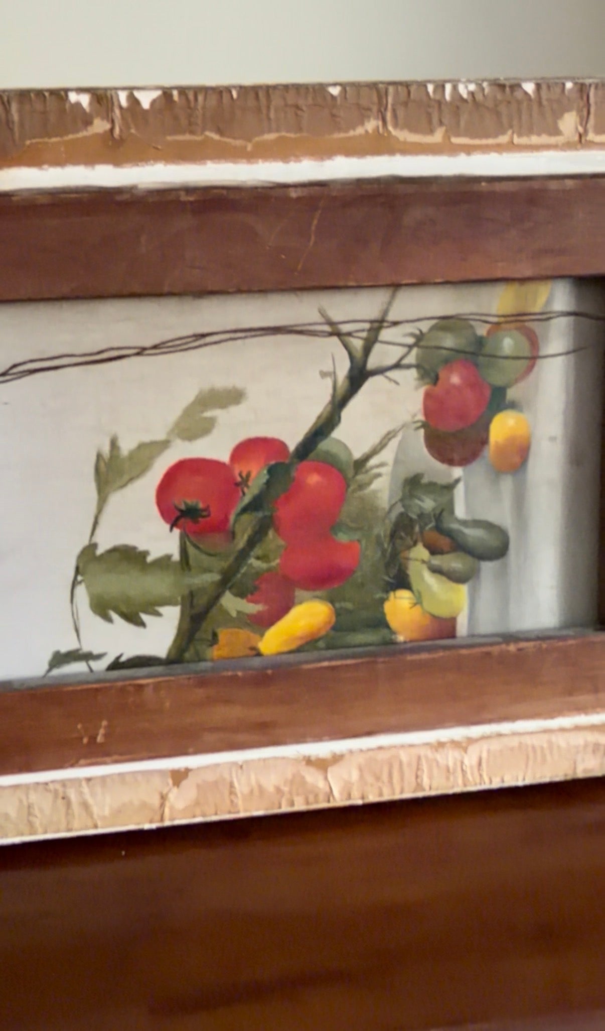 Antique Double Sided Painting