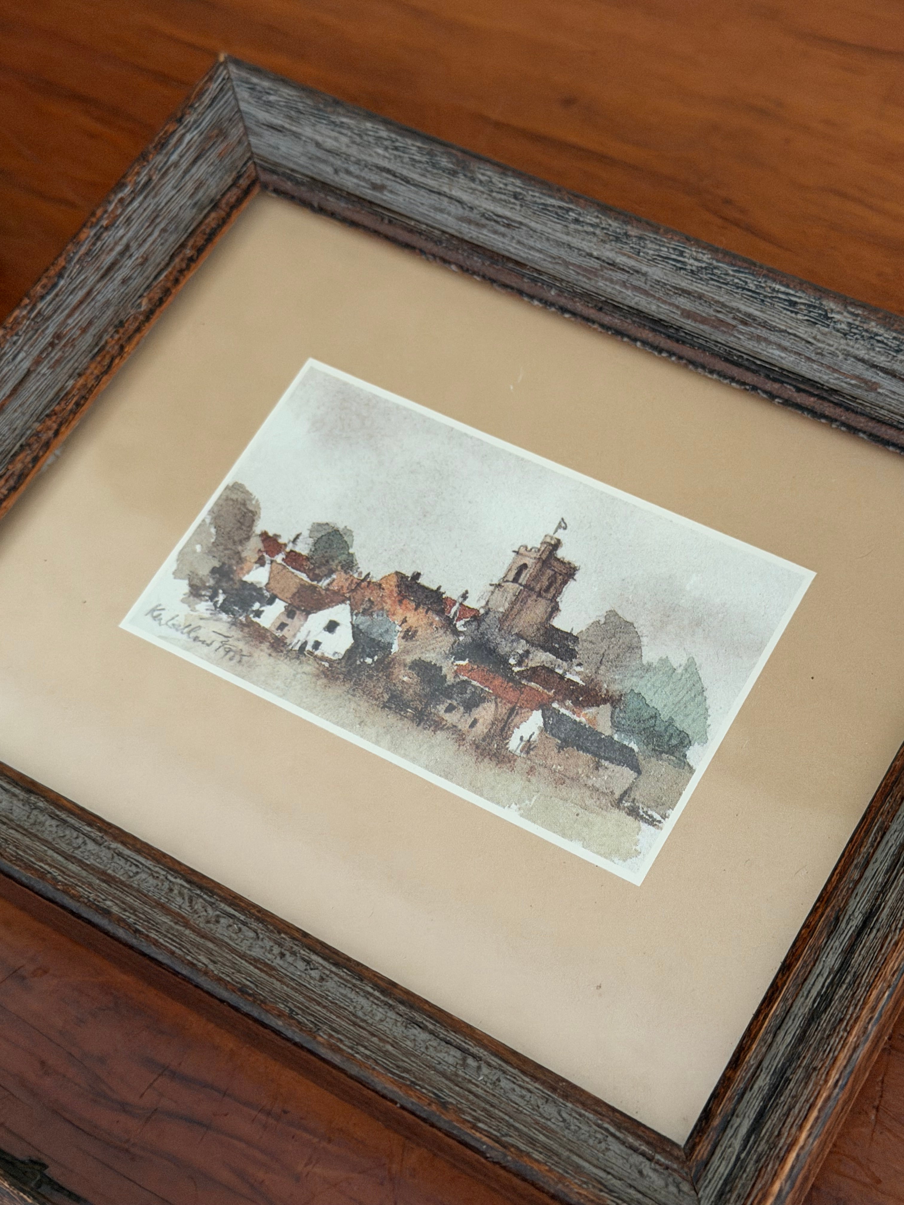 Set of 3 Vintage Landscape Prints from Ken Lochhead