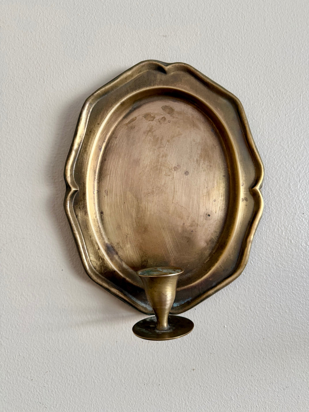 Pair of Brass Wall Sconces