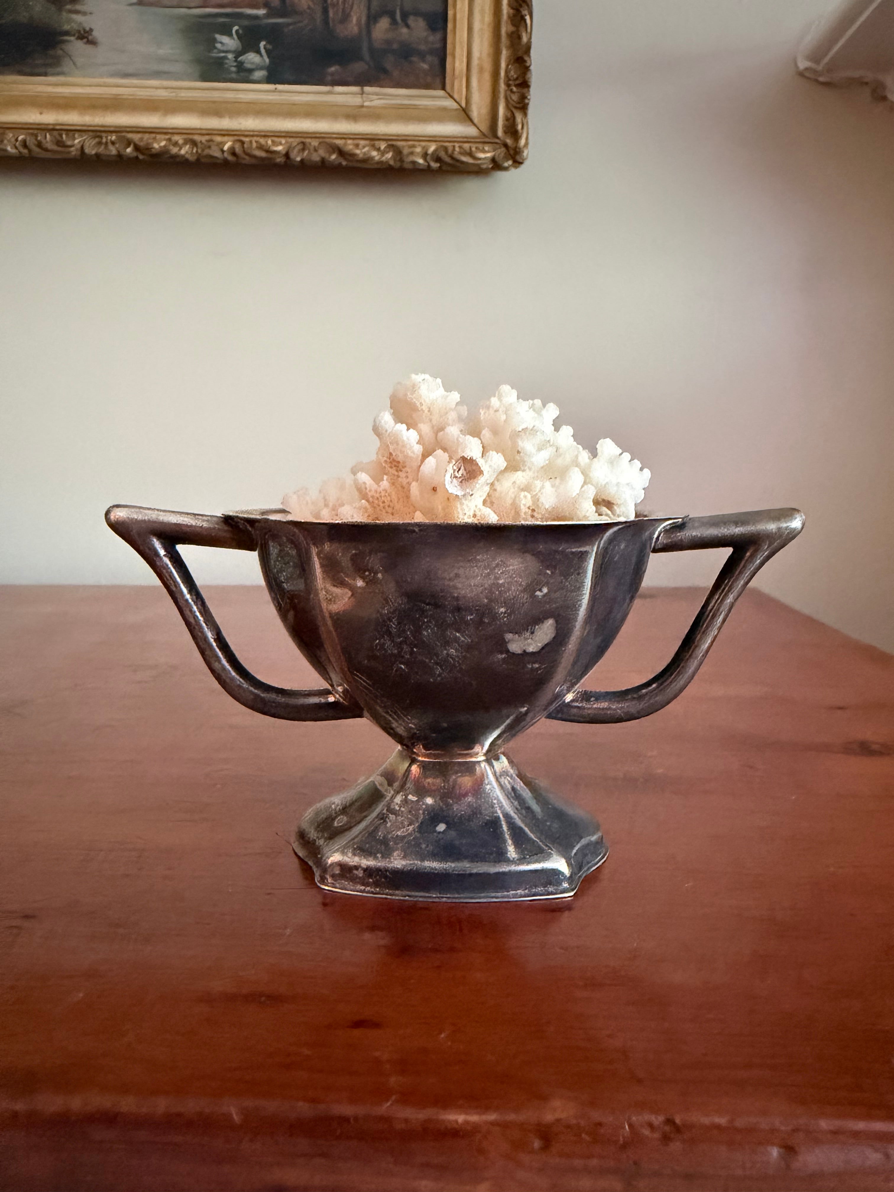 Silver Plated Trophy Style Vessel