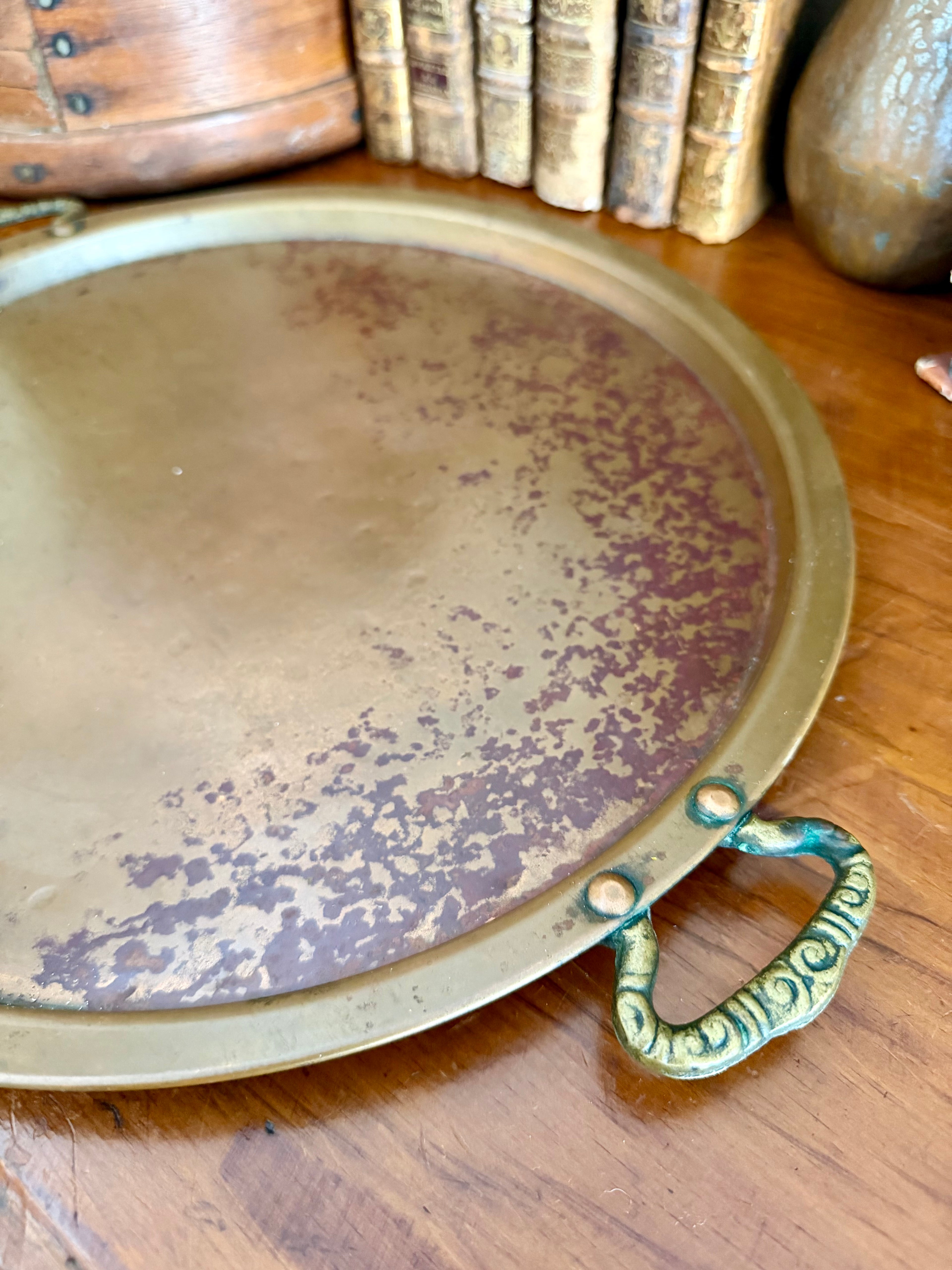 Hand Crafted Copper Serving Tray