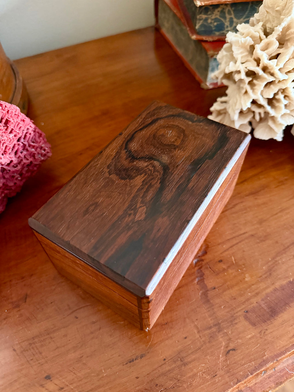 Small Wooden Handcrafted Keepsake Box