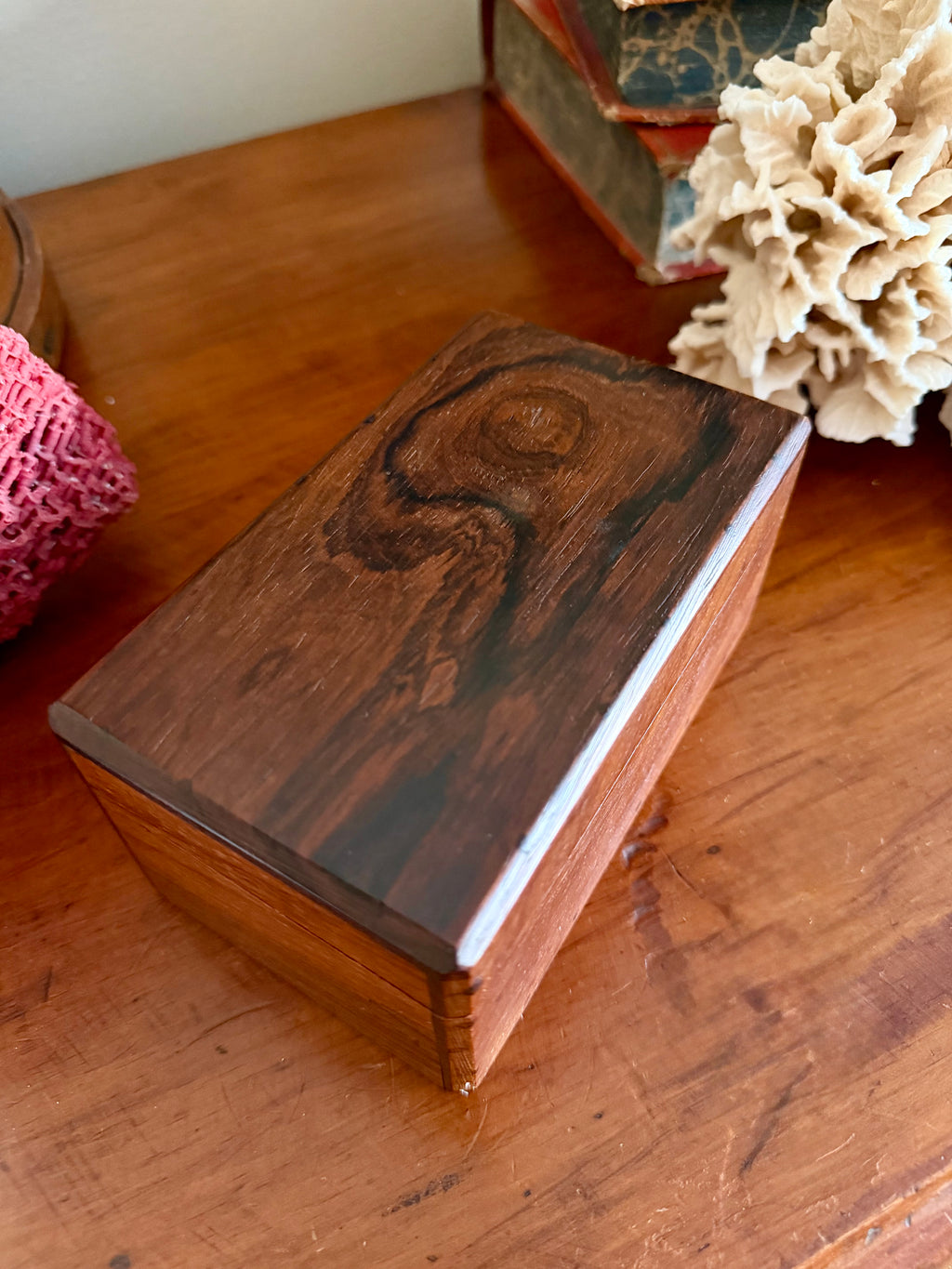 Small Wooden Handcrafted Keepsake Box