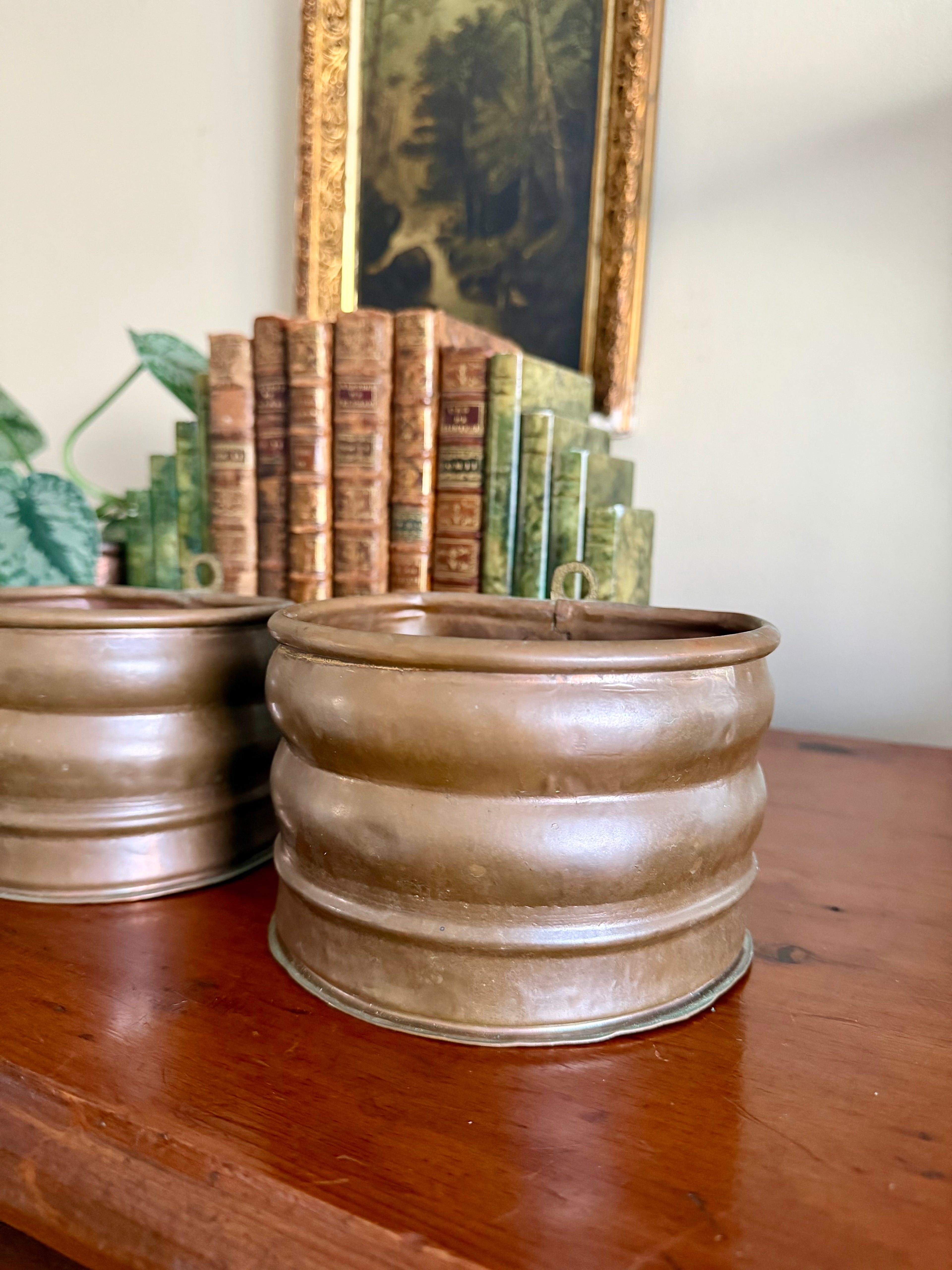 Set of 3 Nest Copper Wall Pockets